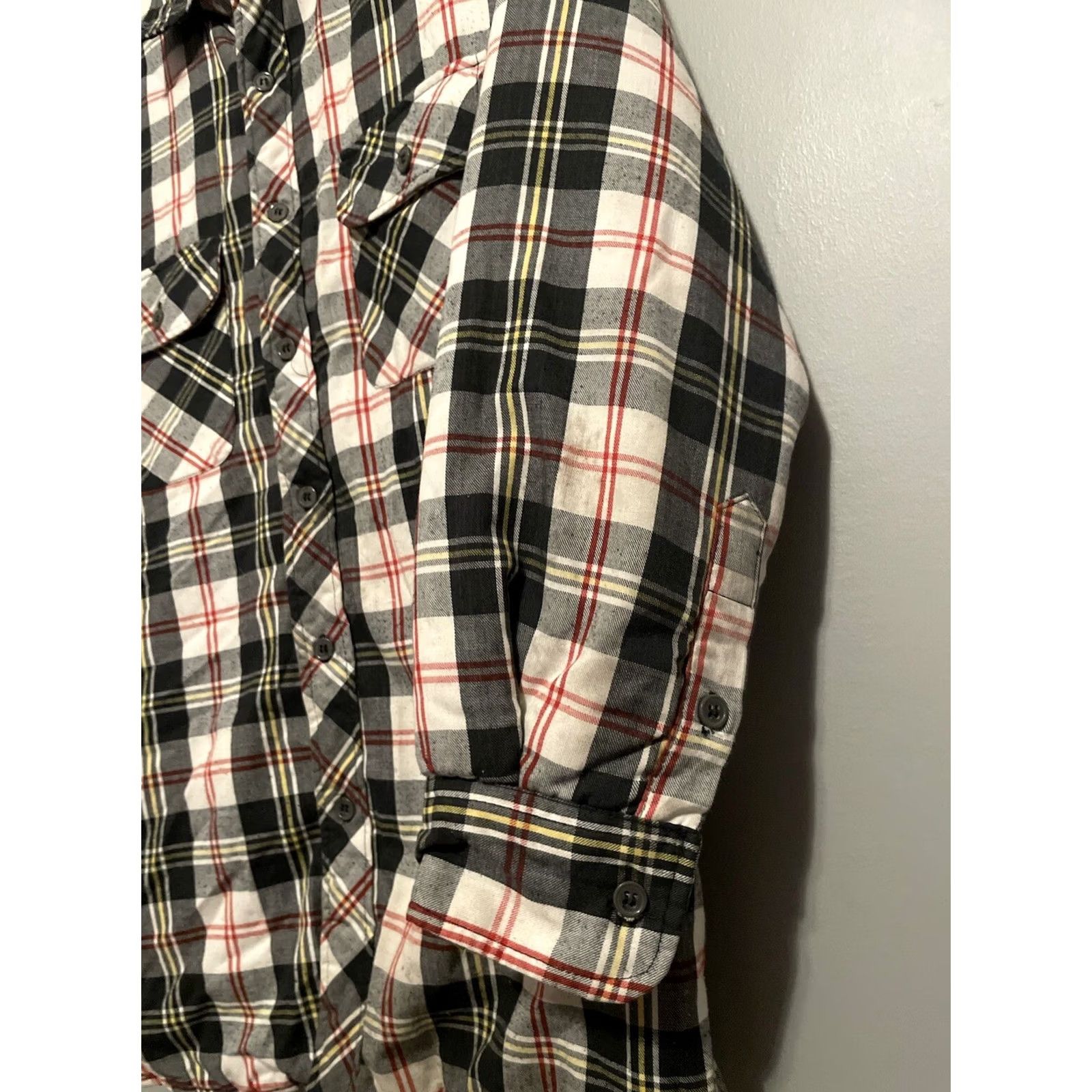 Dickies Dickies Plaid Quilted Flannel Button Up Insulated Mens Small (C299) Size US S / EU 44-46 / 1 - 6 Thumbnail