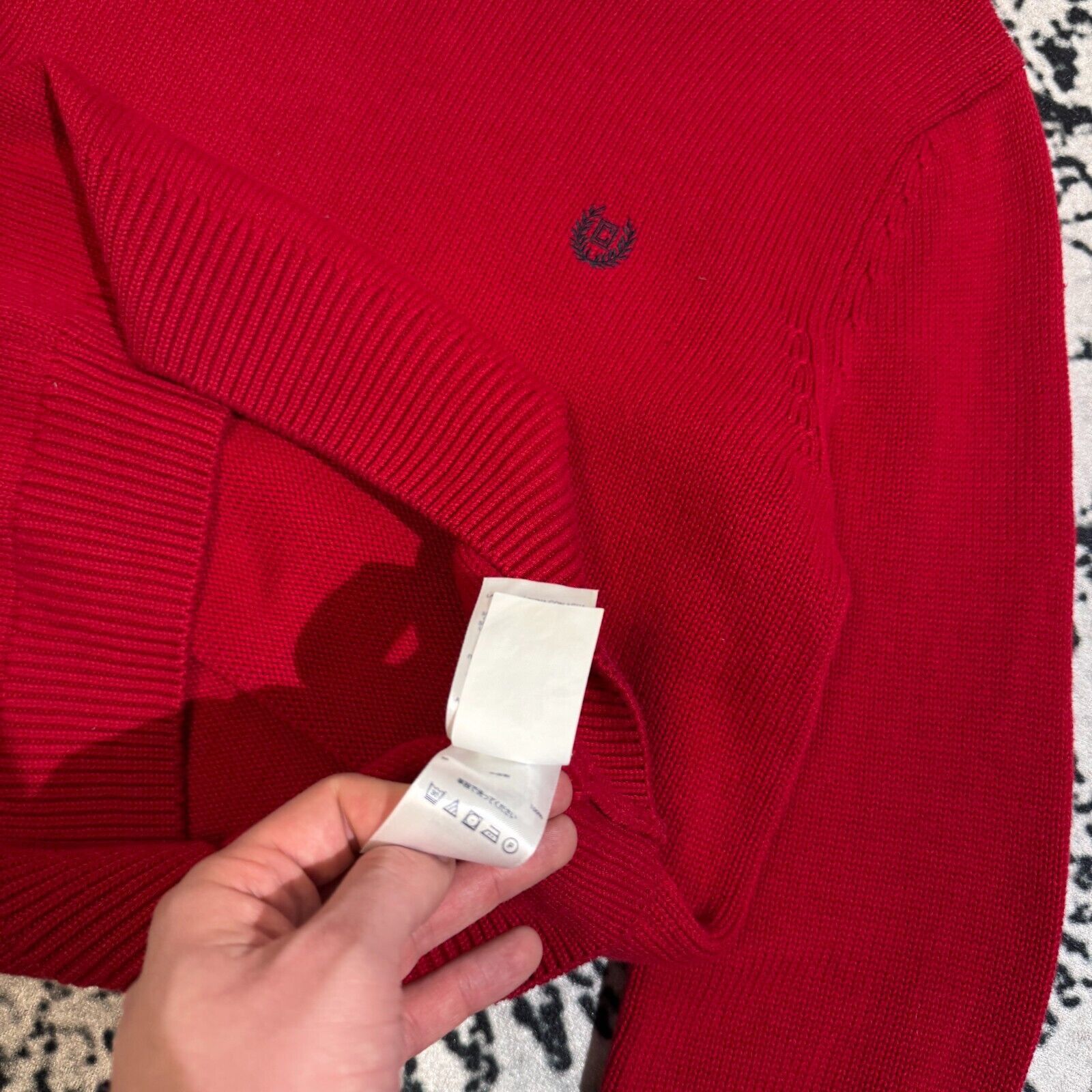 Chaps × Vintage Chaps Unisex Red Cotton Sweater Size S Regular Fit Size US S / EU 44-46 / 1 - 8 Thumbnail