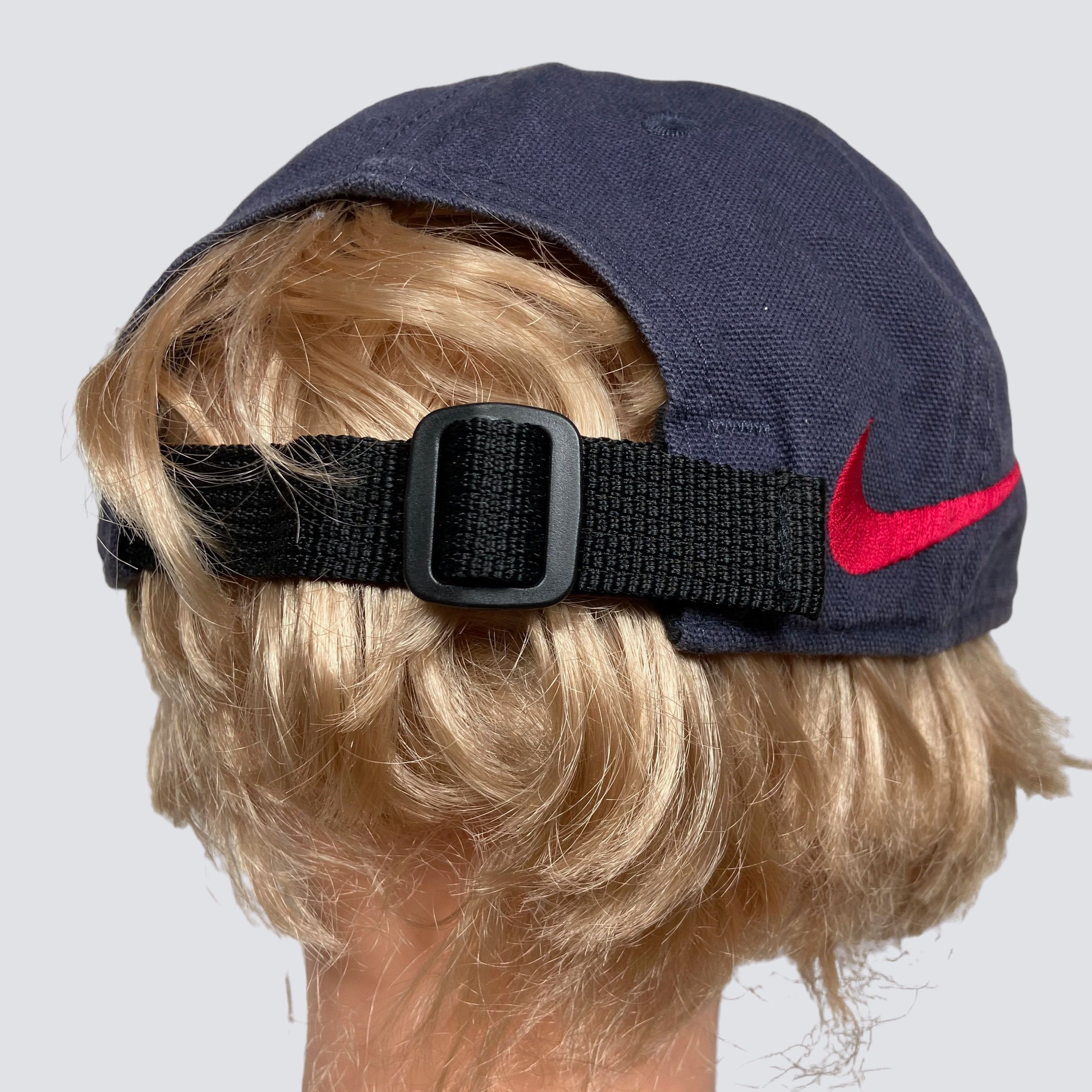 Nike 1990s NIKE DOUBLE SWOOSH RARE CAP - № 4131 Size ONE SIZE - 3 Thumbnail