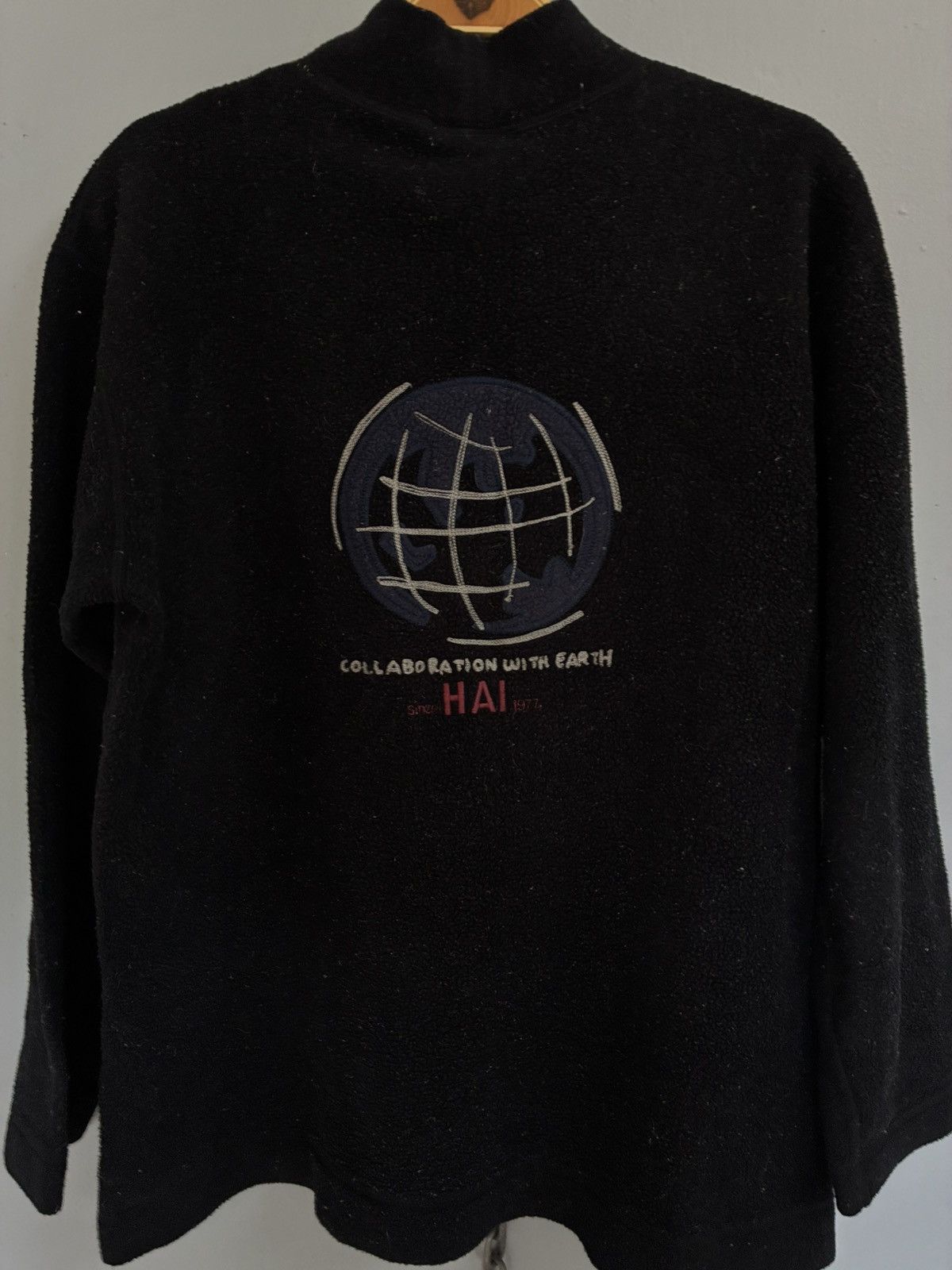 Hai Sporting Gear Vintage Sporting Gear Hai X Earth fleece pullover sweatshirt Size US L / EU 52-54 / 3 - 4 Thumbnail