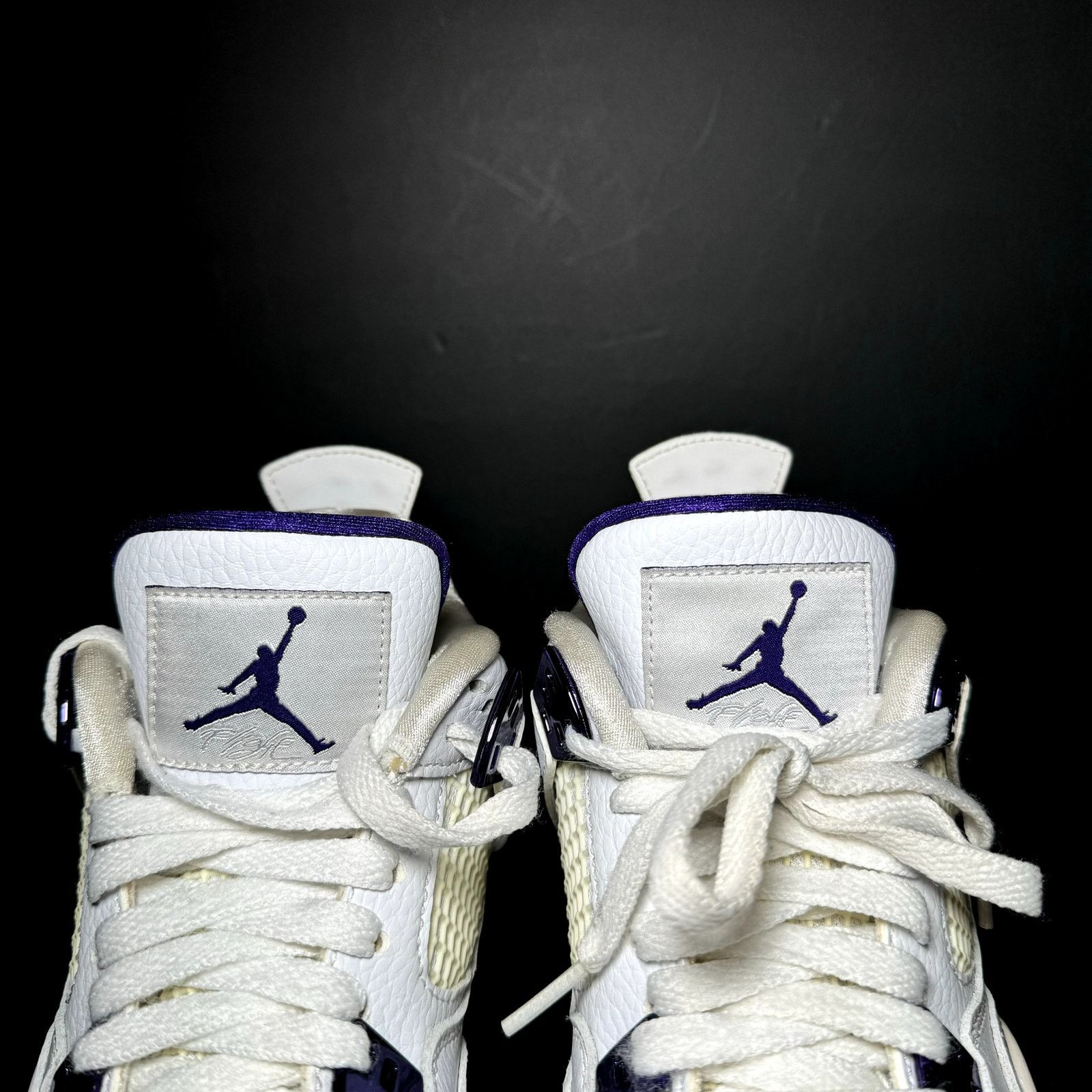 Jordan Brand × Nike Size 6 - Air Jordan 4 Retro GS Purple Metallic Men's Shoes Size US 6 / EU 39 - 5 Thumbnail