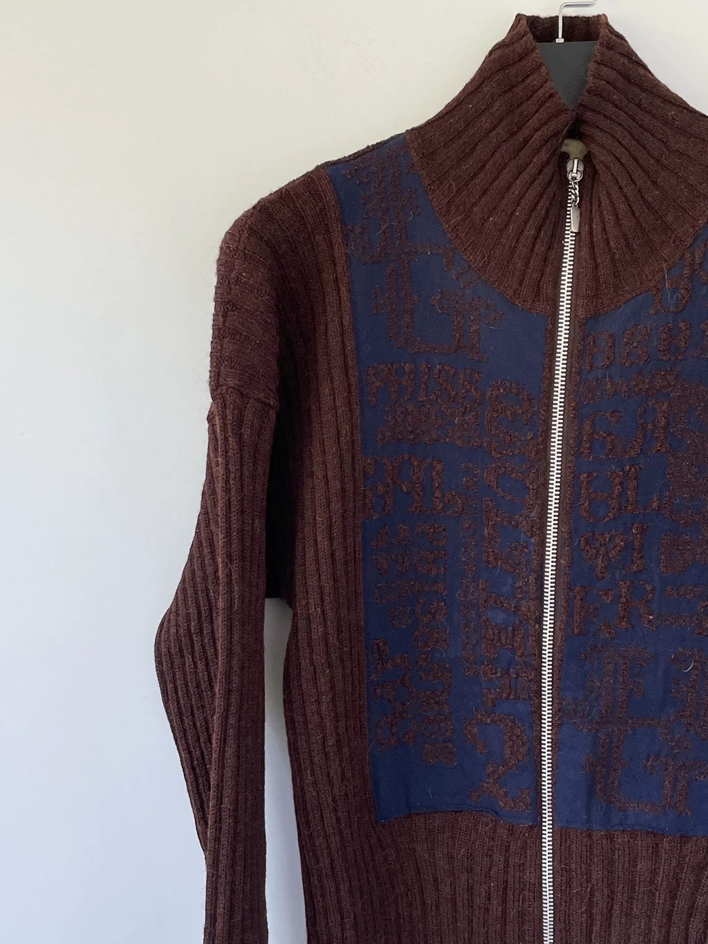 Jean Paul Gaultier Jean Paul Gaultier Alpaca Knit Sweater L Slim Lampo Zipper Size US L / EU 52-54 / 3 - 5 Thumbnail
