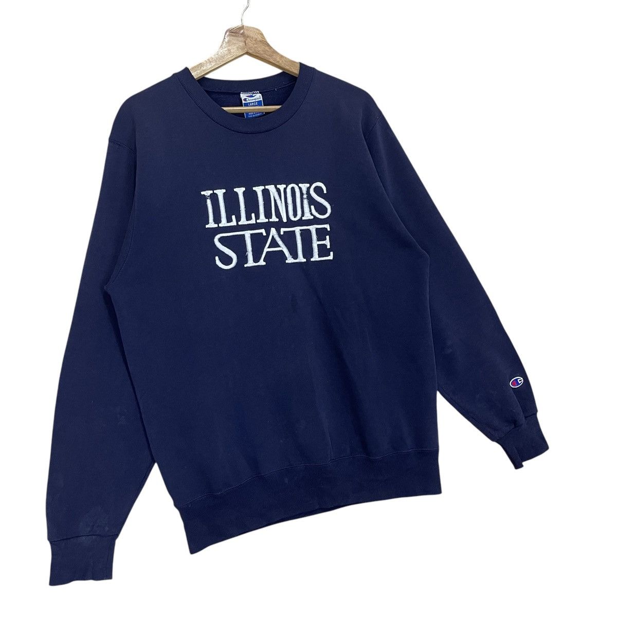 Vintage Vintage 90s ILLINOIS STATE Crewneck Sweatshirt Size US M / EU 48-50 / 2 - 2 Thumbnail