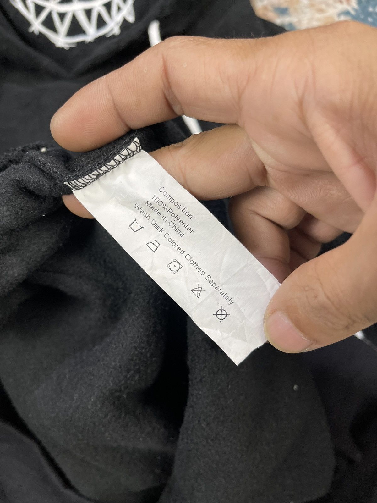 Japanese Brand Z|Man Embroidery Graphic Pull Over Turtleneck Hoodies Size US XS / EU 42 / 0 - 9 Thumbnail