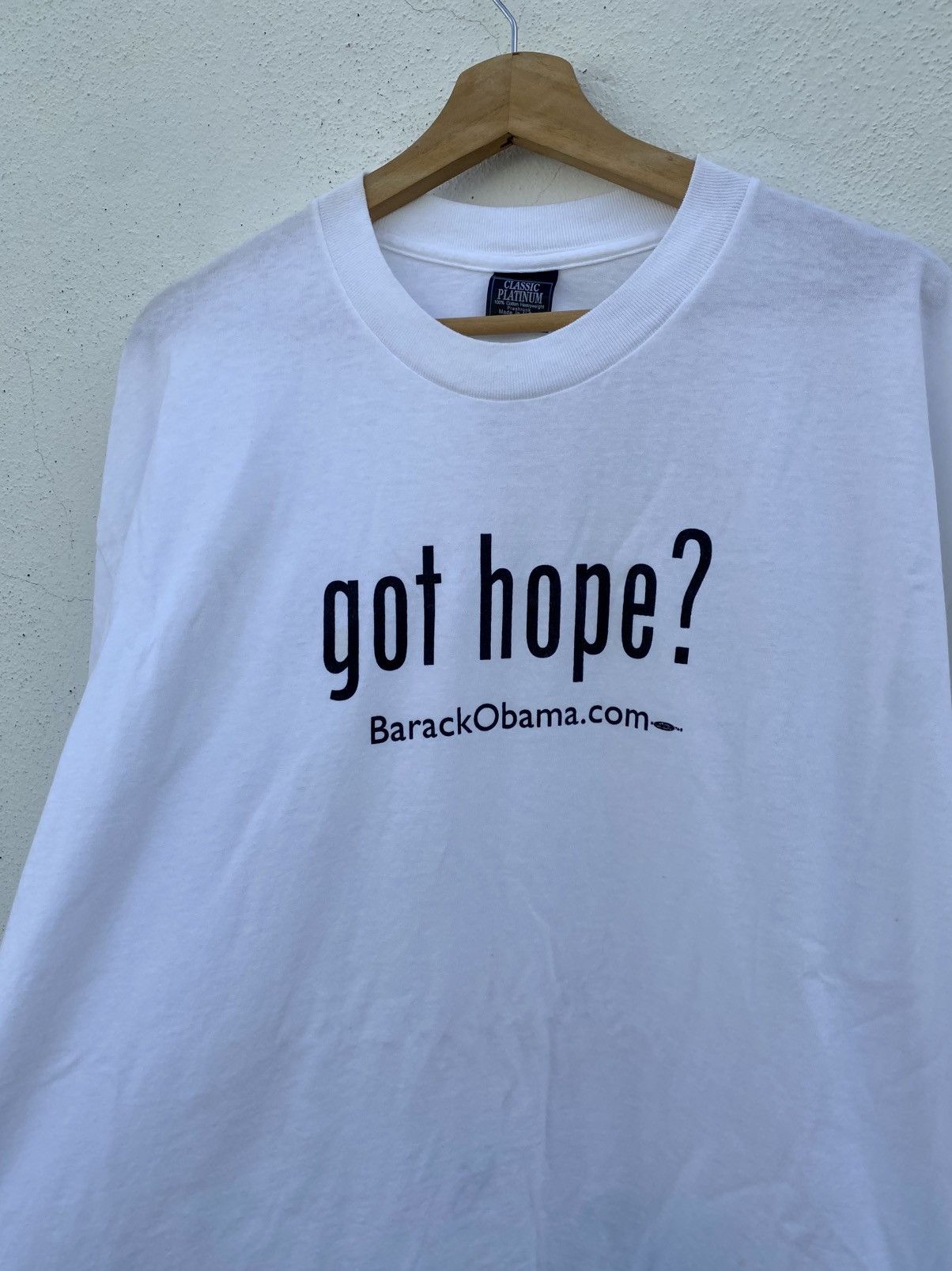Other Vintage Got Hope? Barack Obama 2008 campaign for President Size US XL / EU 56 / 4 - 2 Thumbnail