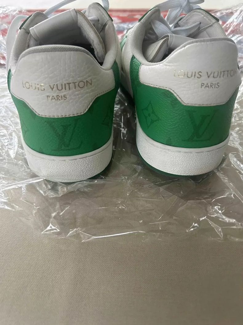 Louis Vuitton Louis Vuitton Green Sneakers Size US 8.5 / EU 41-42 - 3 Thumbnail
