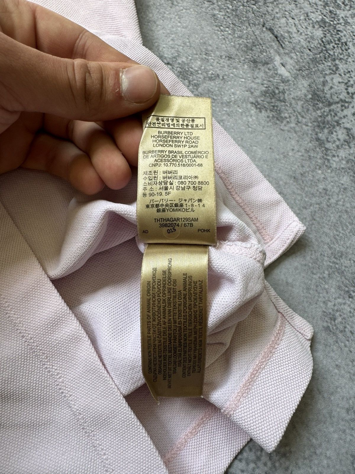 Burberry × Vintage Vintage BURBERRY Polo Shirt Tee Y2K Size US XL / EU 56 / 4 - 8 Thumbnail