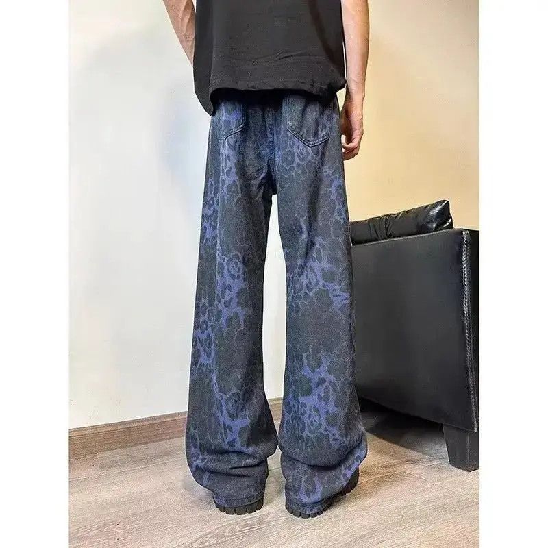 Japanese Brand American Blue Leopard Print Jeans Size US 32 / EU 48 - 3 Thumbnail