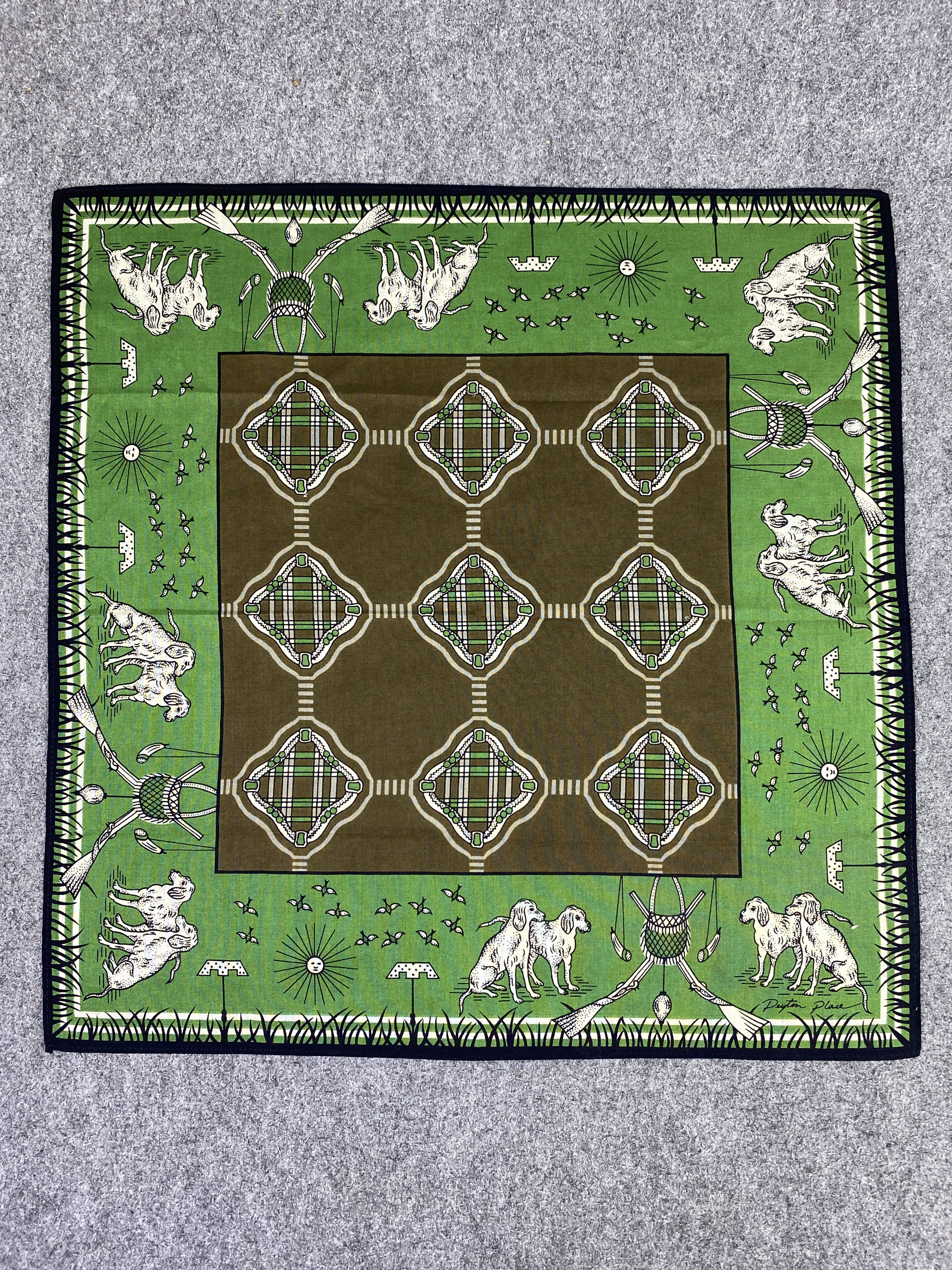 PPFM Vintage Peyton Place Handkerchief / Neckerchief KT0241 Size ONE SIZE - 4 Thumbnail