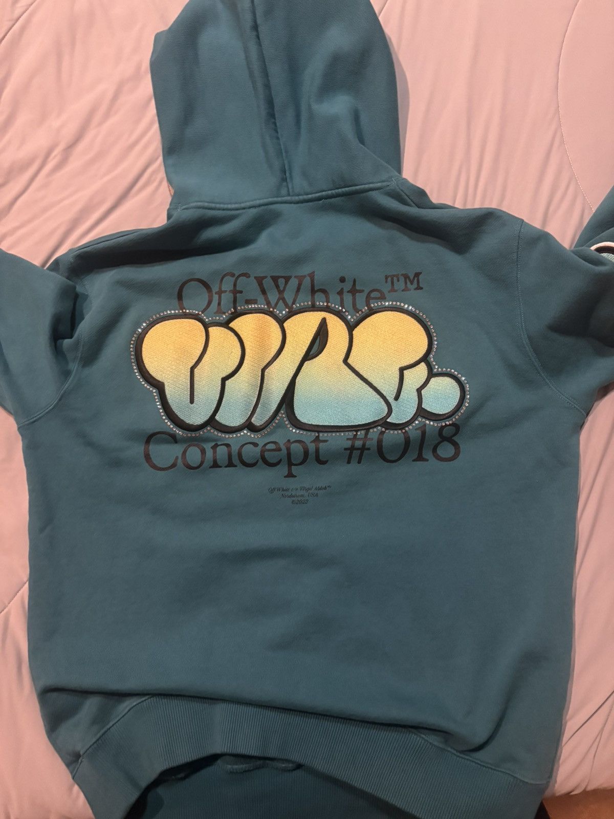 Off-White Off white Graffiti Northstrom Hoodie Size US M / EU 48-50 / 2 - 1 Thumbnail