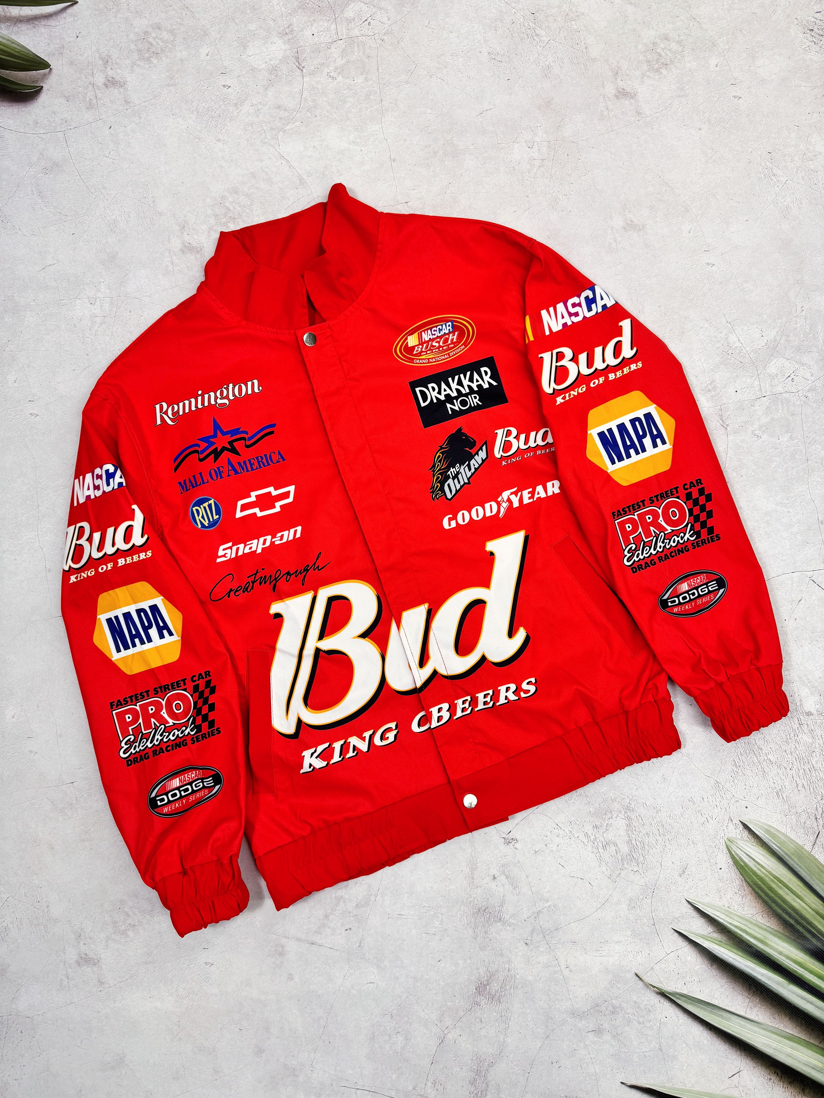 NASCAR NASCAR Racing Bomber Jacket Bud King of Beers Remington Size US M / EU 48-50 / 2 - 4 Thumbnail