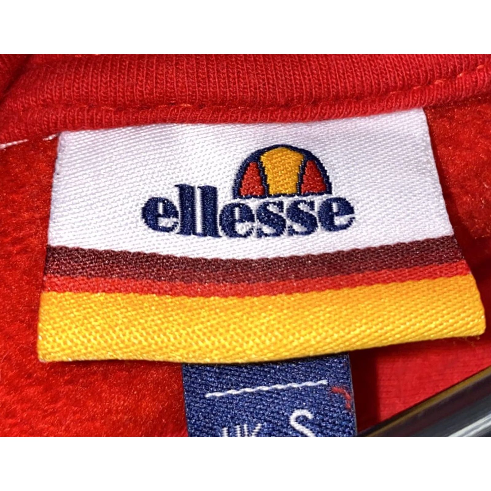 Ellesse Ellesse Hoodie Mens Red Drawstring Pullover Size S Cotton Blend Regular Pullover Mens Red Size US S / EU 44-46 / 1 - 7 Thumbnail