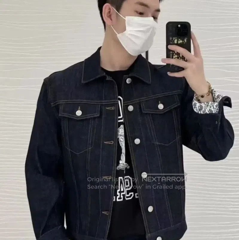 Dior Dior Men's Denim Jacket in Dark Blue . Size US XS / EU 42 / 0 - 7 Thumbnail