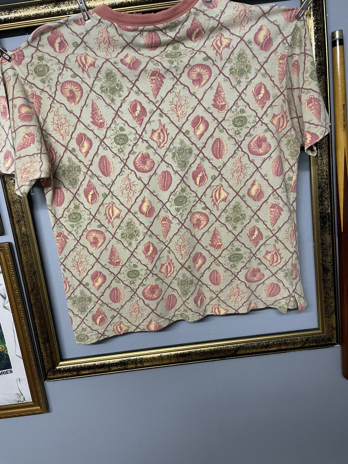 Laura Biagiotti Vintage 1990s Designer Laura Biagiotti Fullprint Nature Tee Size US M / EU 48-50 / 2 - 7 Thumbnail