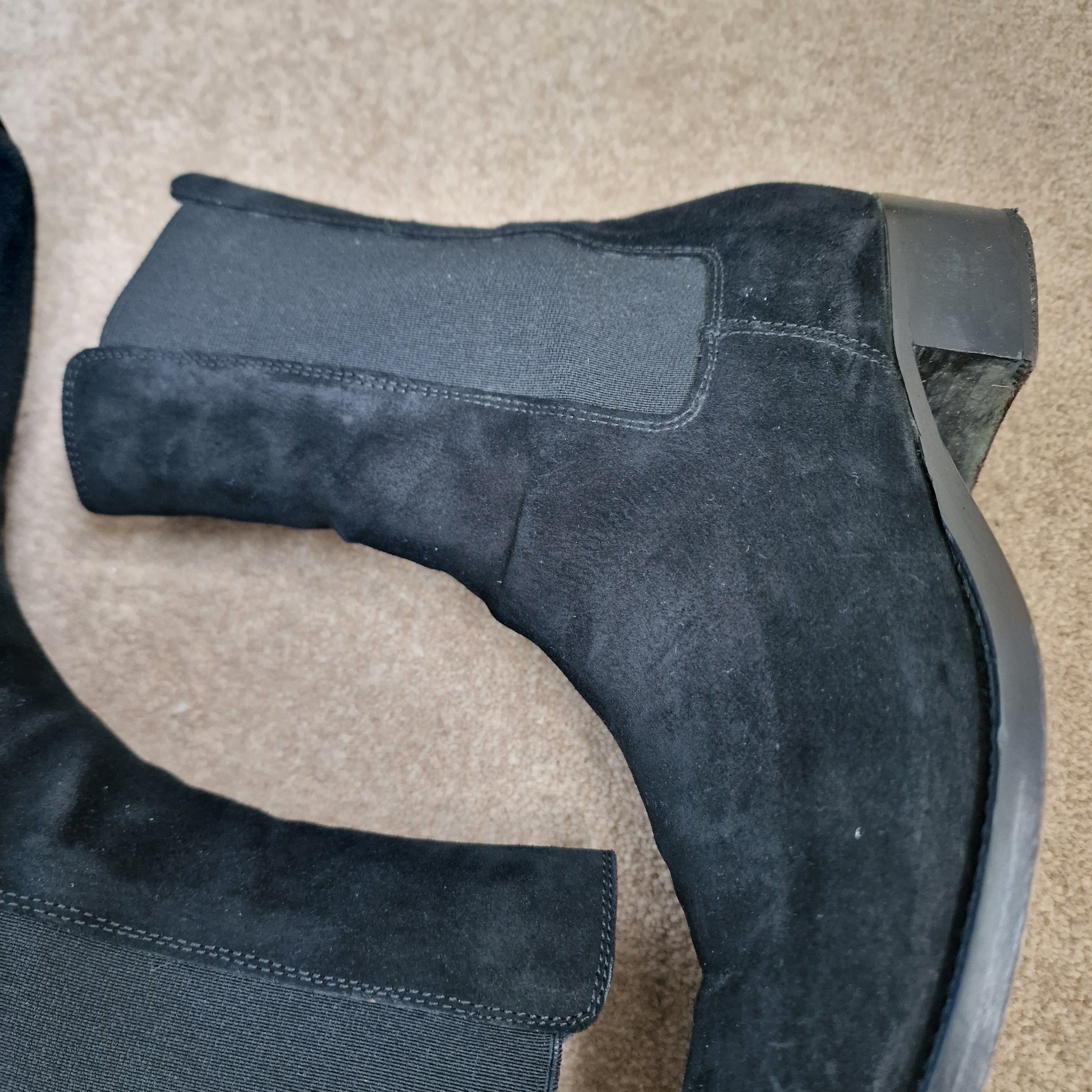 From The First AW18 Black Suede Chelsea 'Luca' Boots (41 EU) Size US 8 / EU 41 - 3 Thumbnail
