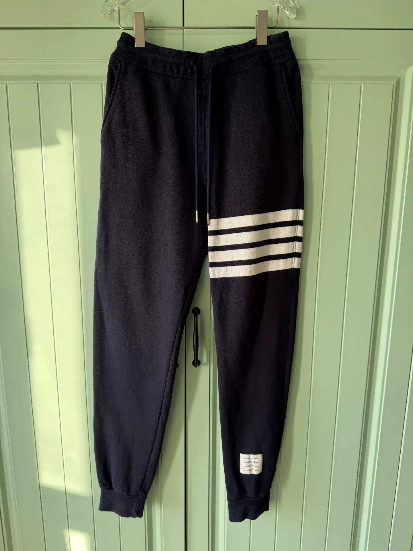 Thom Browne Thom Browne 4-Stripe Sweatpants Size US 26 / EU 42 - 1 Thumbnail