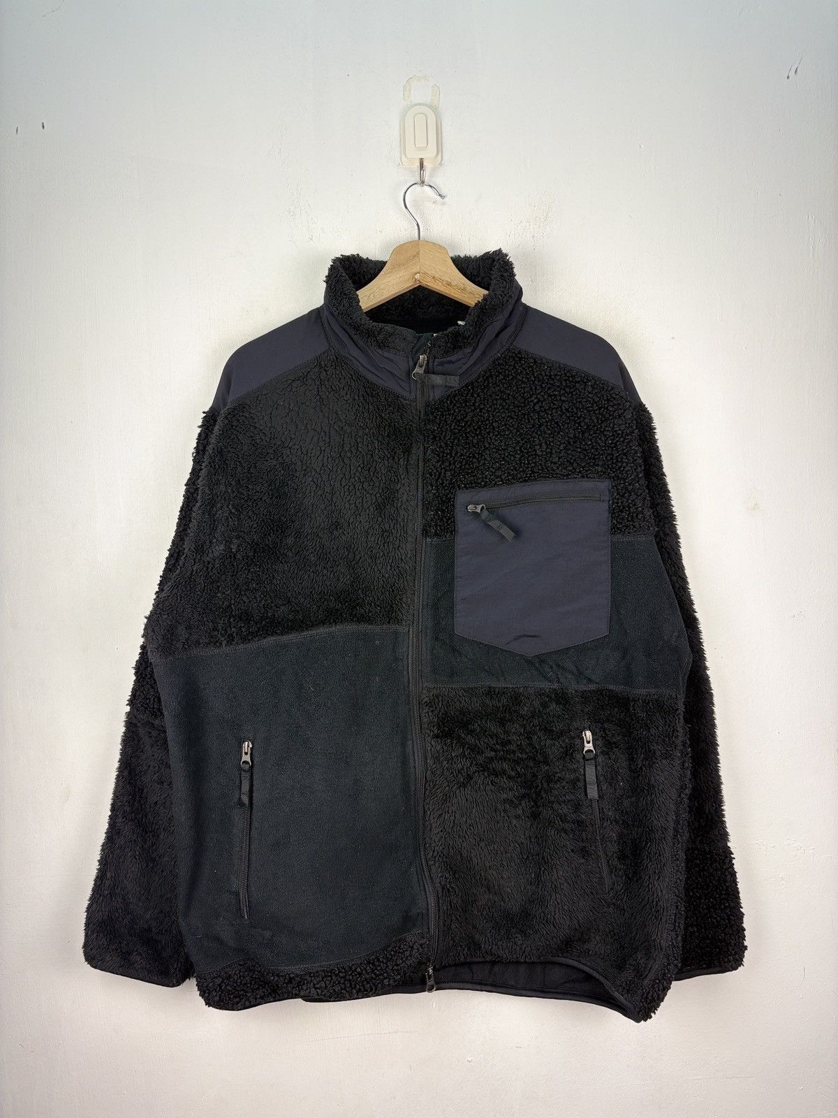 Engineered Garments Uniqlo Fleece Jacket Black | Grailed