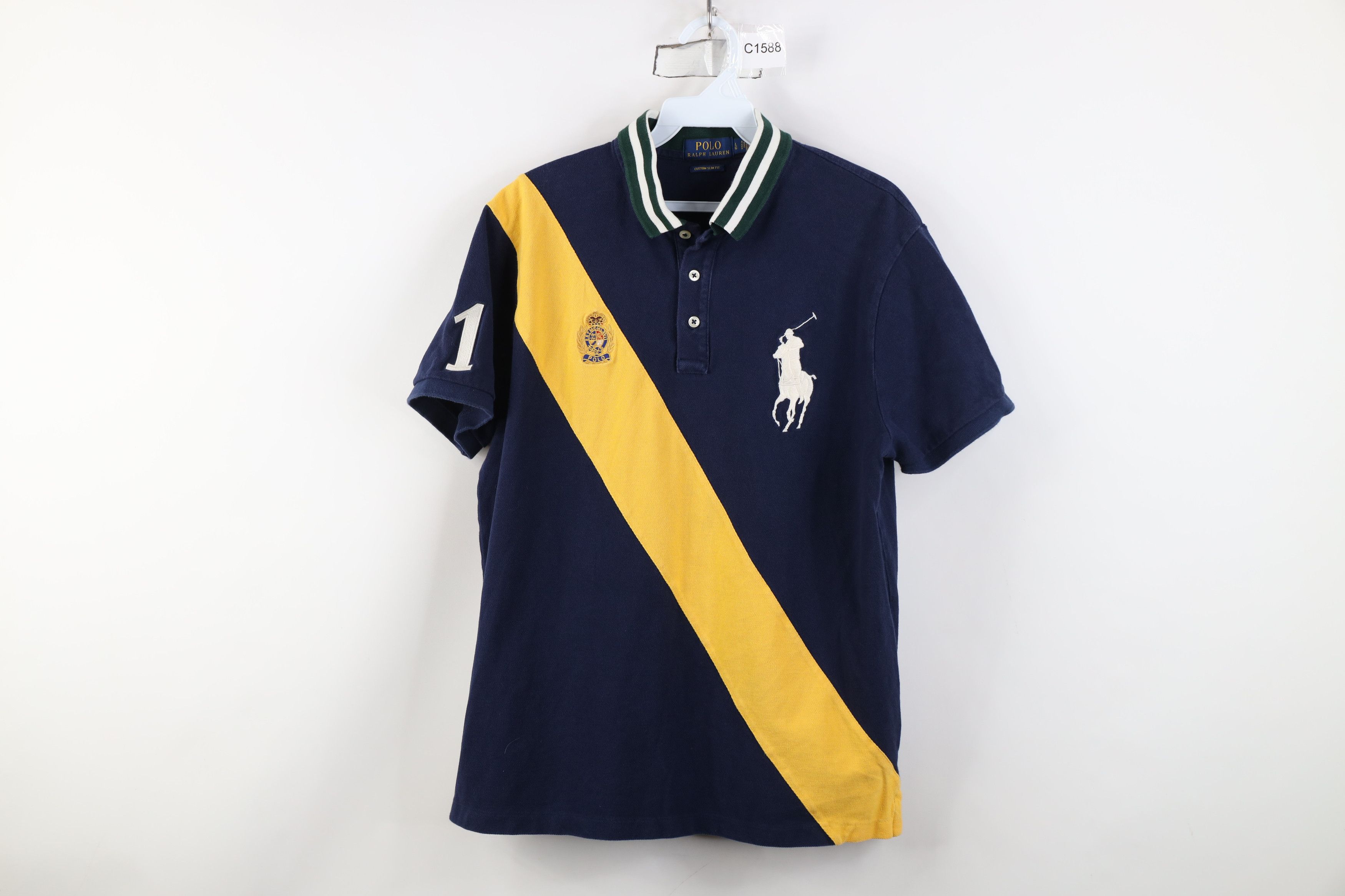 Ralph Lauren Vintage Y2K Ralph Lauren Fit Crest Big Pony Rugby Polo Shirt Size US L / EU 52-54 / 3 - 1 Thumbnail