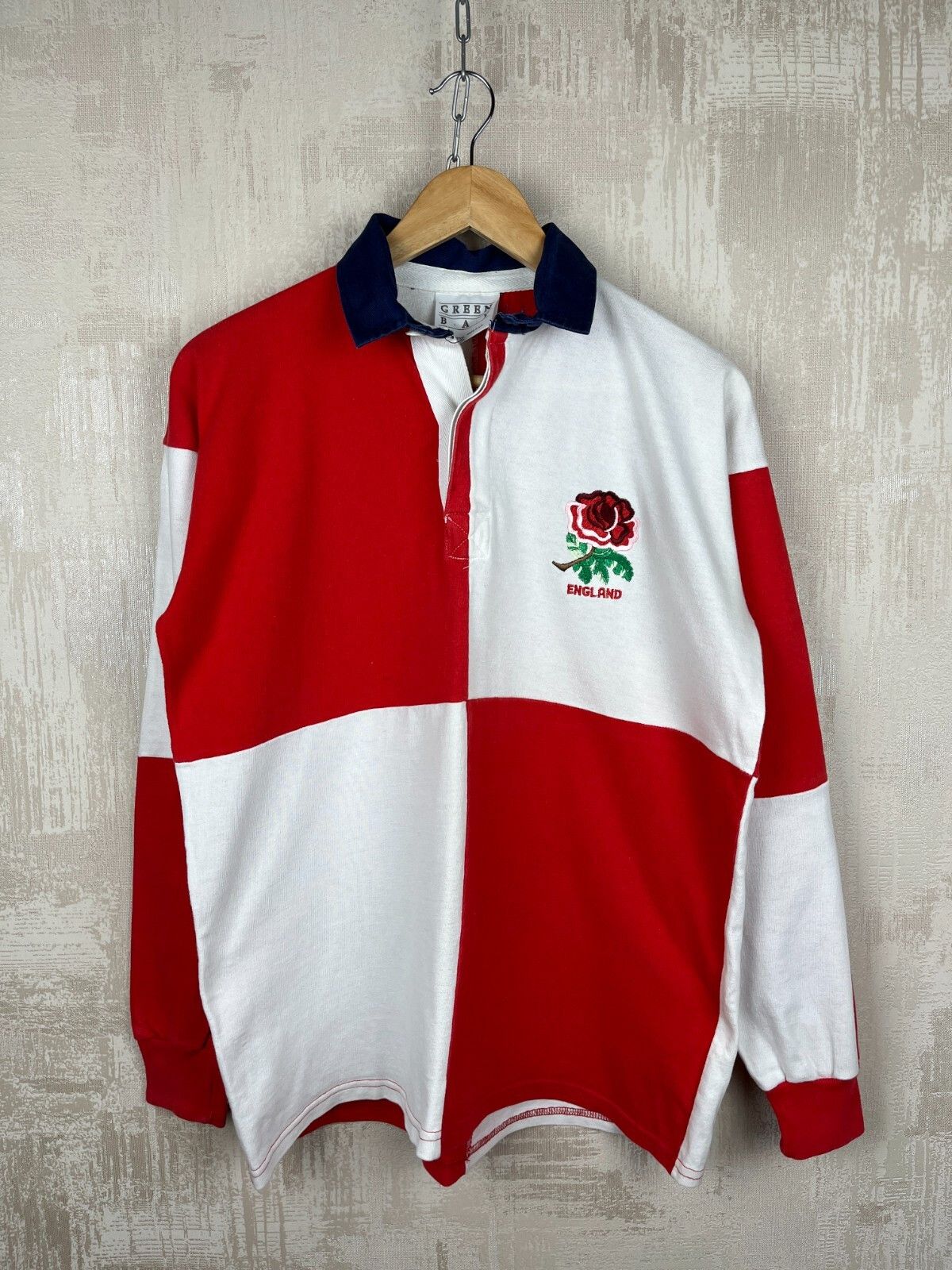 Canterbury of New Zealand Vintage England Rugby Green Bay Shirt Jersey Cotton Size US M / EU 48-50 / 2 - 2 Thumbnail