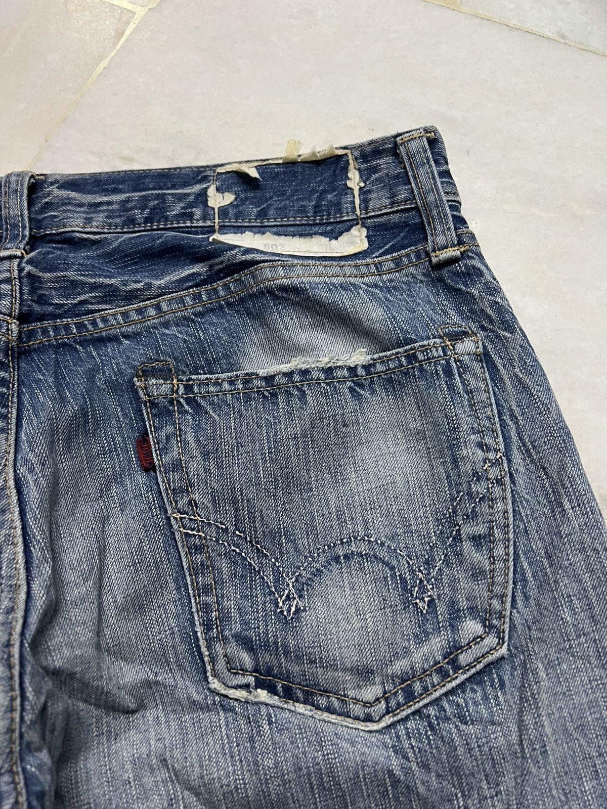 Japanese Brand 💥Rare💥Edwin 503 Honeycomb Faded Jean Very Rare Size US 34 / EU 50 - 17 Thumbnail