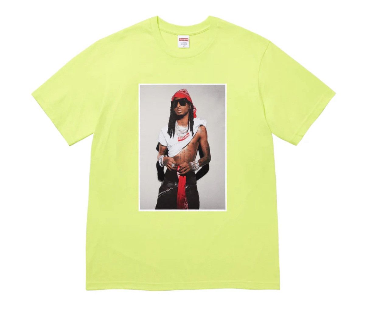 Supreme Supreme Playboi Carti T shirt Pale Green Size US L / EU 52-54 / 3 - 1 Thumbnail