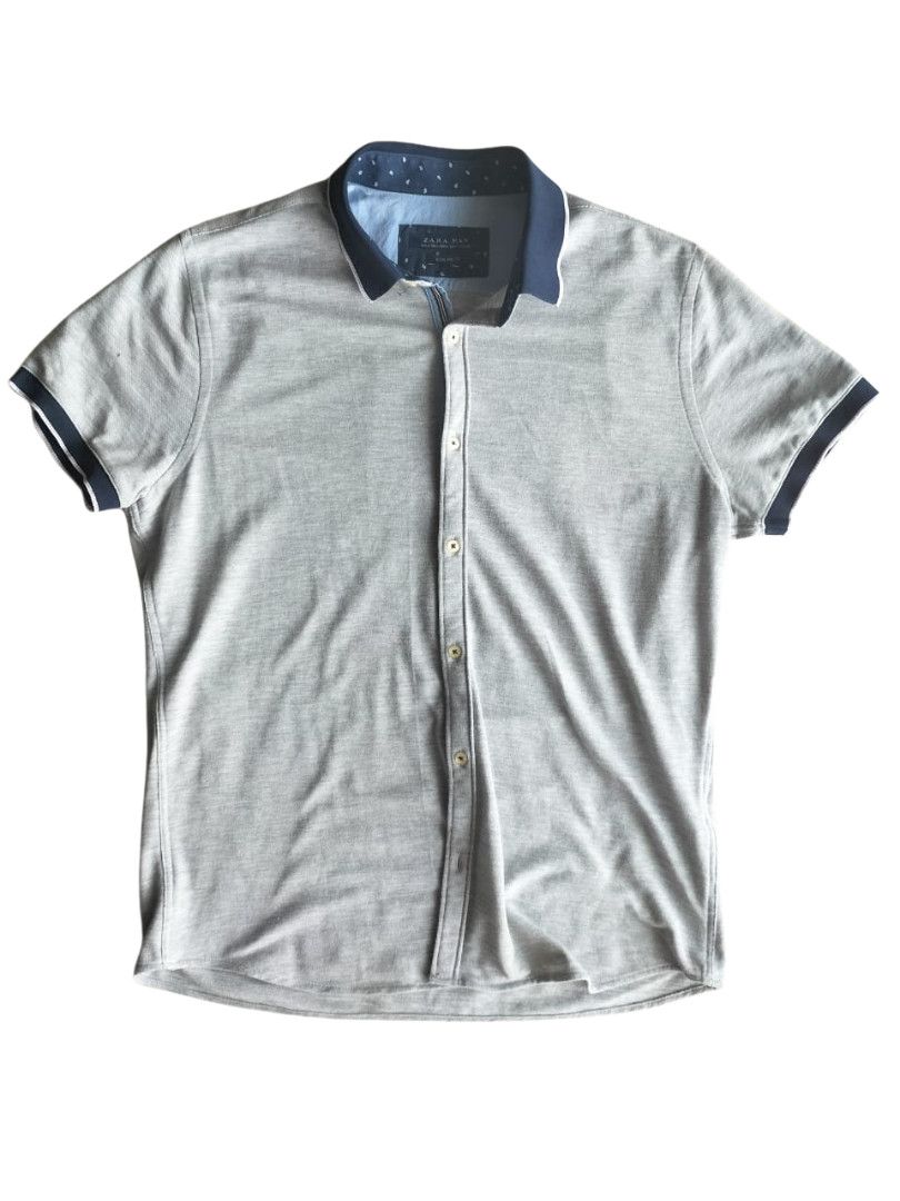 Zara Zara Man Slim Fit Polo Shirt : Size L Size US L / EU 52-54 / 3 - 1 Thumbnail