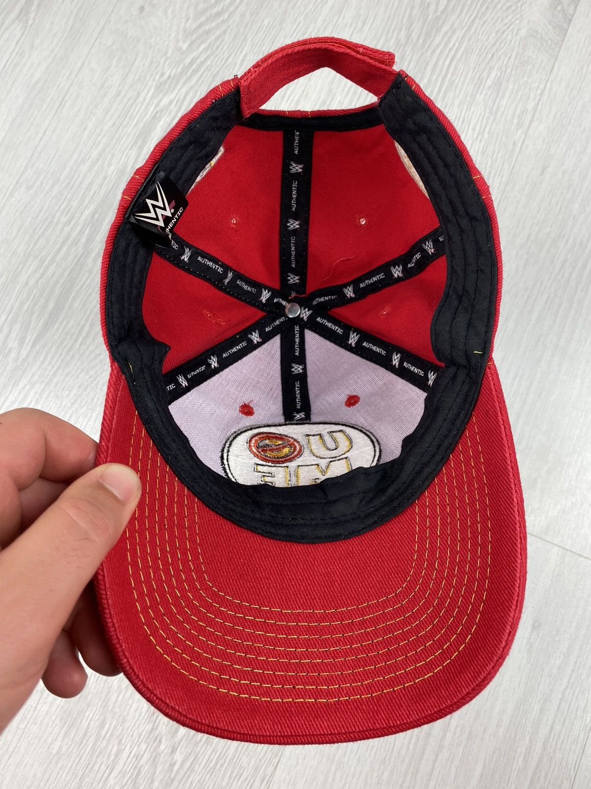 WWE John Cena UCME WWE Cap Hat Stone Cold Undertaker Kane Size ONE SIZE - 6 Thumbnail