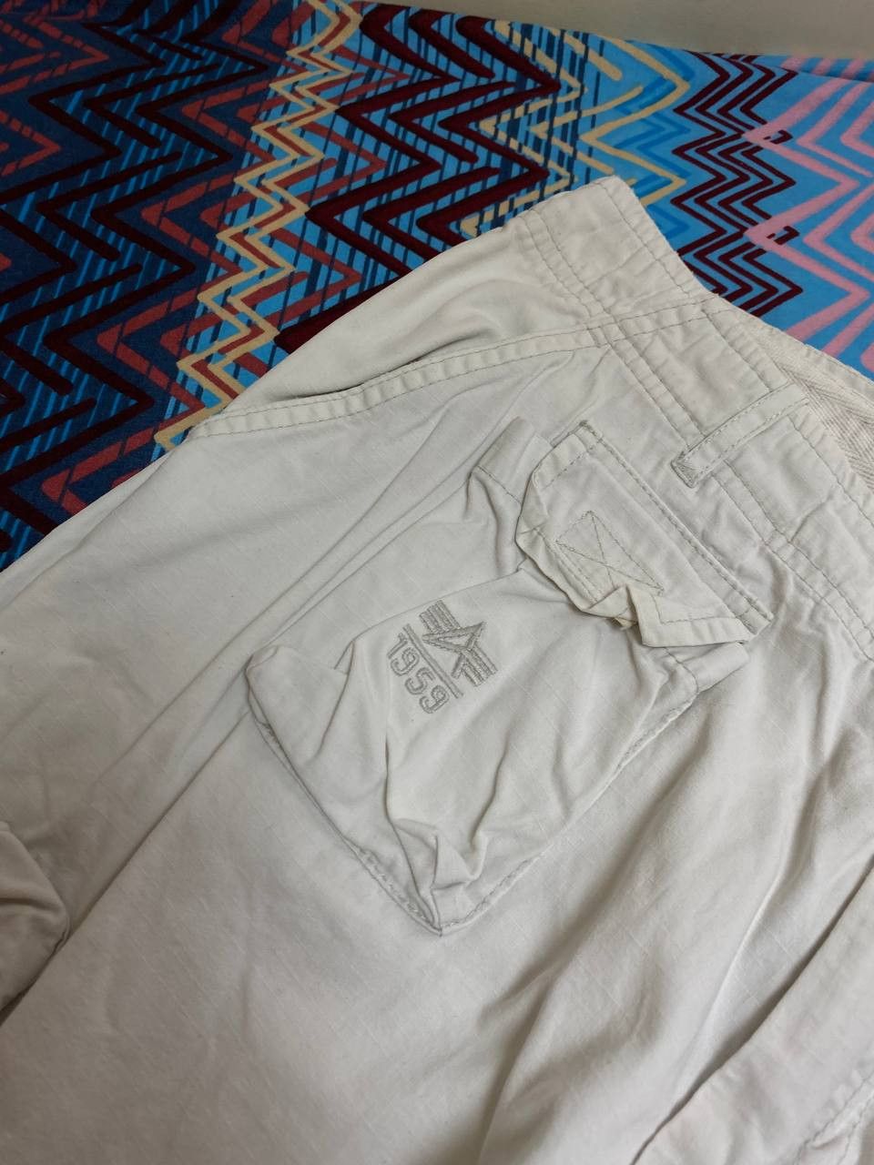 Alpha Industries Vintage Alpha Industries Big logo Pants Size US 33 - 4 Thumbnail