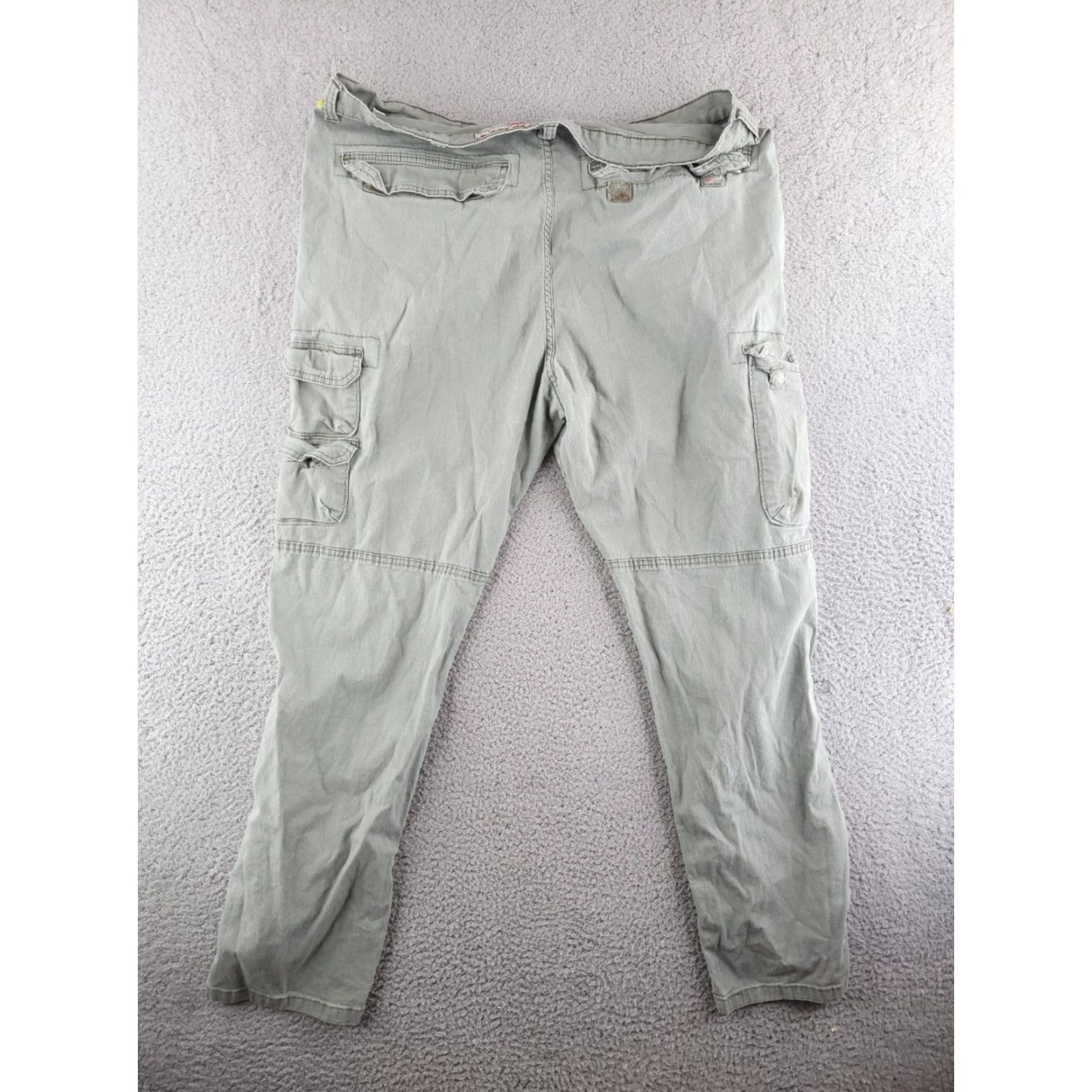 Wrangler Wrangler Pants Mens Slim Skinny Taper Green 38x30 Chino Cotton Solid Size US 38 / EU 54 - 5 Thumbnail