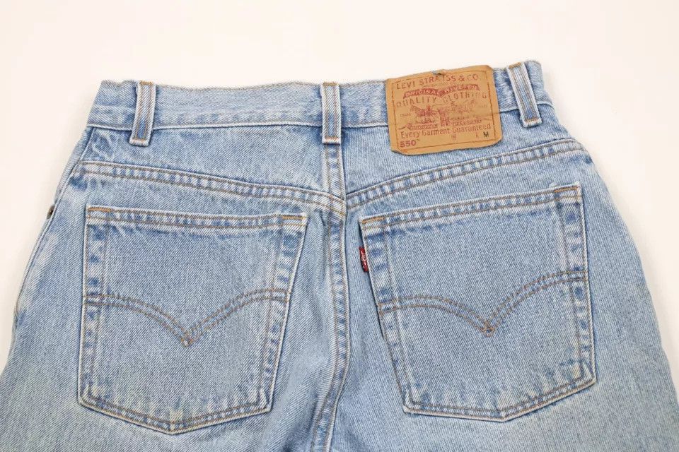 Levi's × Vintage Vintage 90s Levis 550 Relaxed Fit Tapered Leg Jeans USA Size 30" / US 8 / IT 44 - 10 Thumbnail