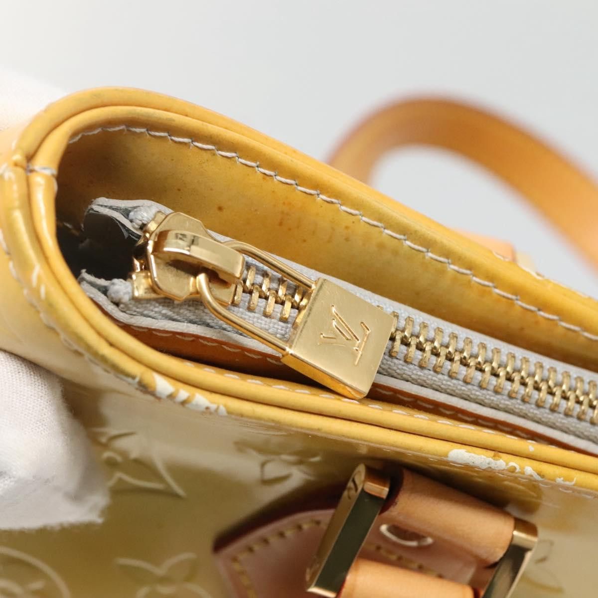 Louis Vuitton LOUIS VUITTON Monogram Vernis Houston Hand Bag Gris M91053 Size ONE SIZE - 8 Thumbnail