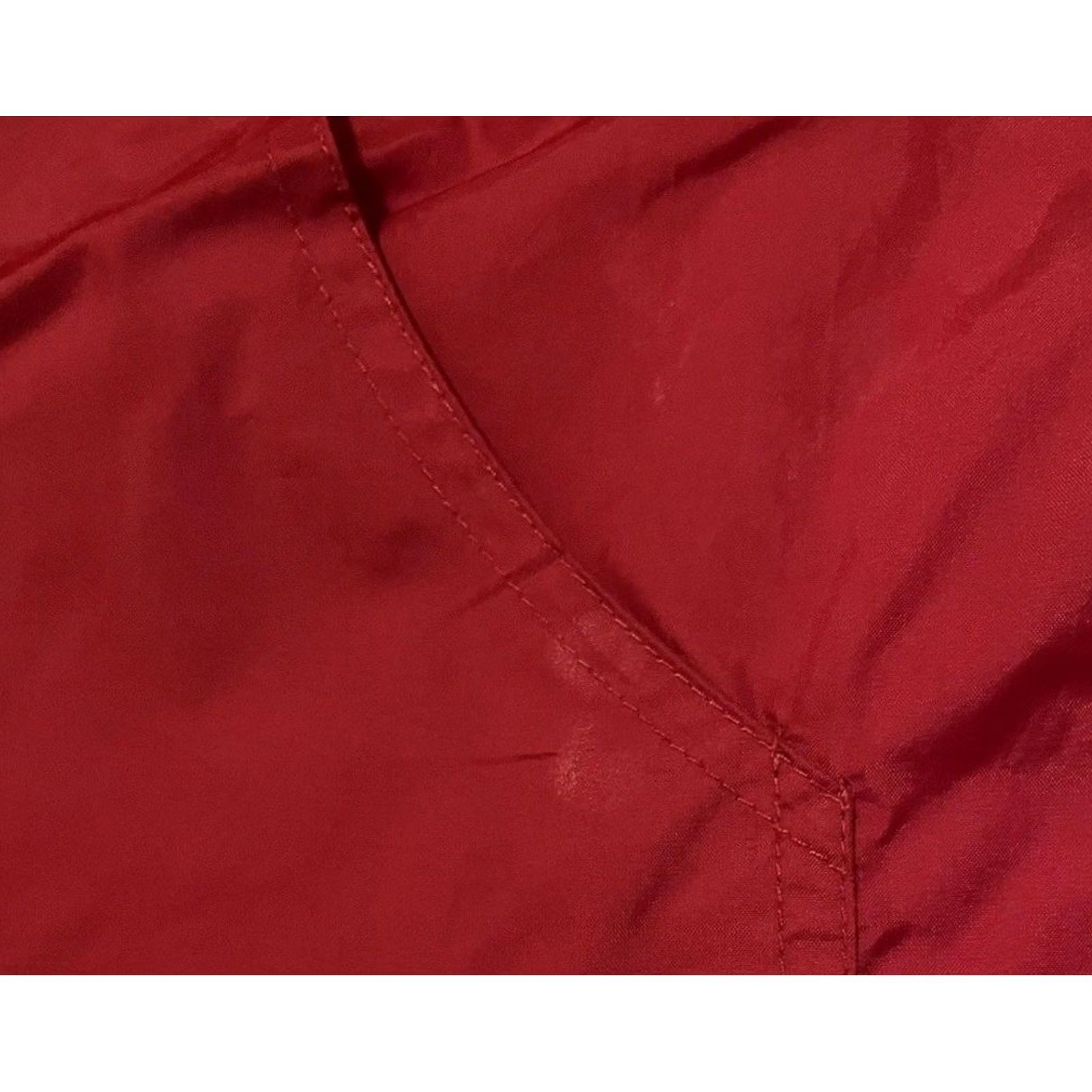 Honda VINTAGE Honda Racing Anorak Jacket M Red Biker 90s Windbreaker Racing Nascar Indy 500 Harley 1/2 Zip Hooded Mens Size US M / EU 48-50 / 2 - 3 Thumbnail