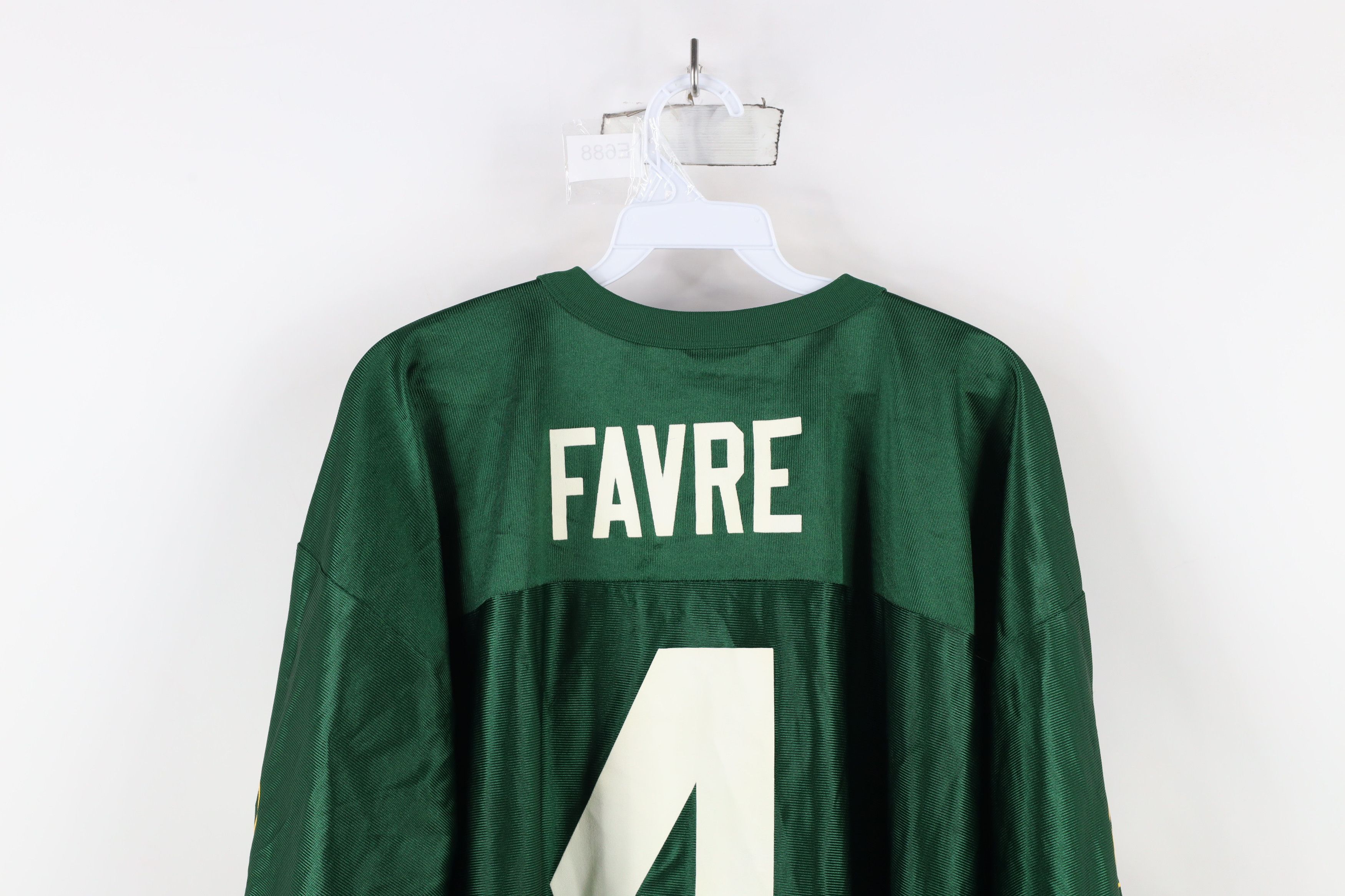 Vintage Vintage NFL Favre Green Bay Packers Football Jersey Green #4 Size US XL / EU 56 / 4 - 13 Thumbnail