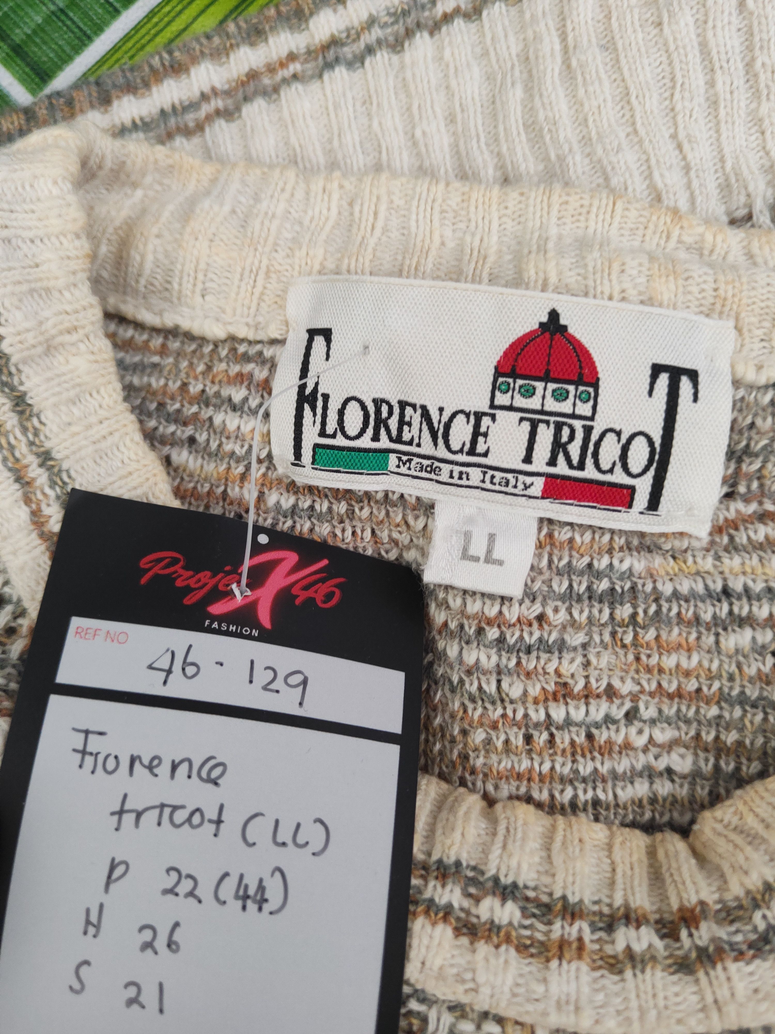 Florence Tricot DL Florence Tricot Beige Knitwear Sweatshirts #46-129 Size US L / EU 52-54 / 3 - 11 Thumbnail