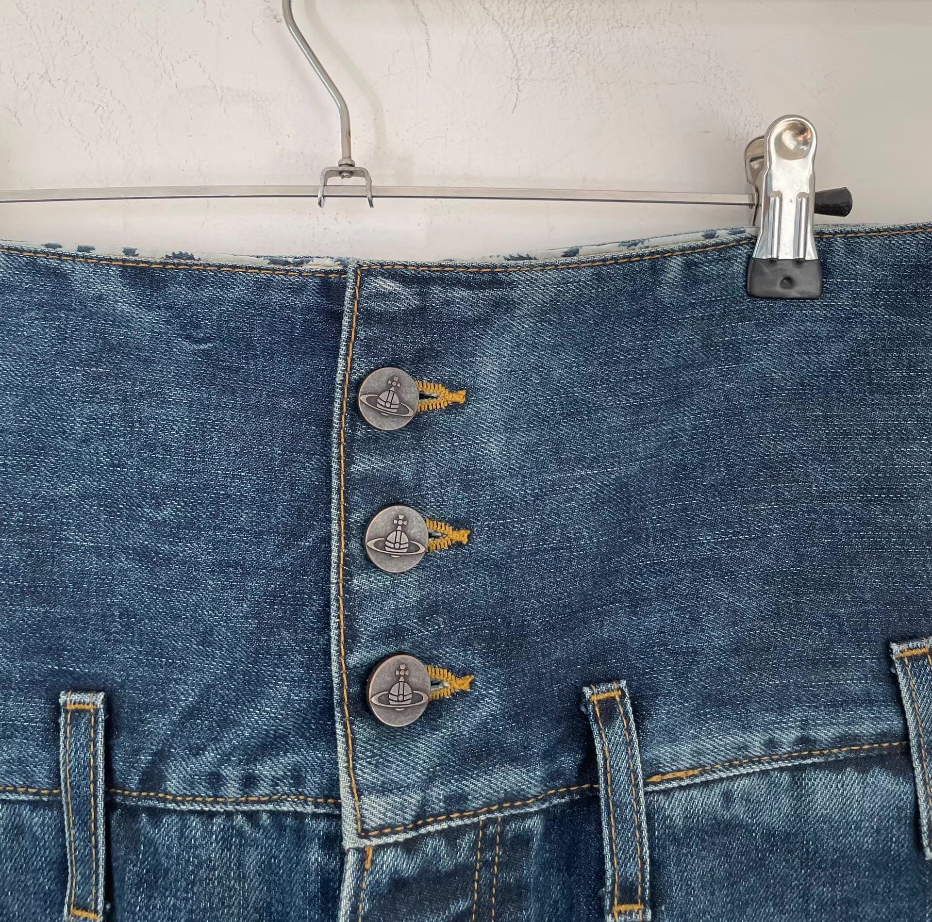 Vivienne Westwood Vivienne Westwood High-Waist Two-Wear Jeans。Ｑ21 Size US 34 / EU 50 - 3 Thumbnail