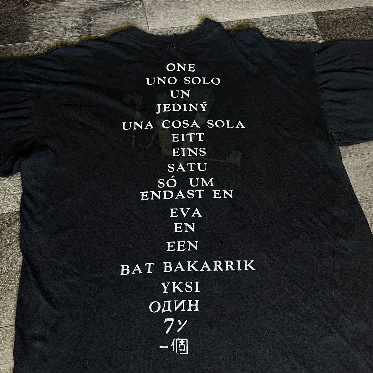 Band Tees × Vintage Vintage 90s U2 Achtung Baby Zoo Tour All Over Print Band Tee Size US XL / EU 56 / 4 - 9 Thumbnail