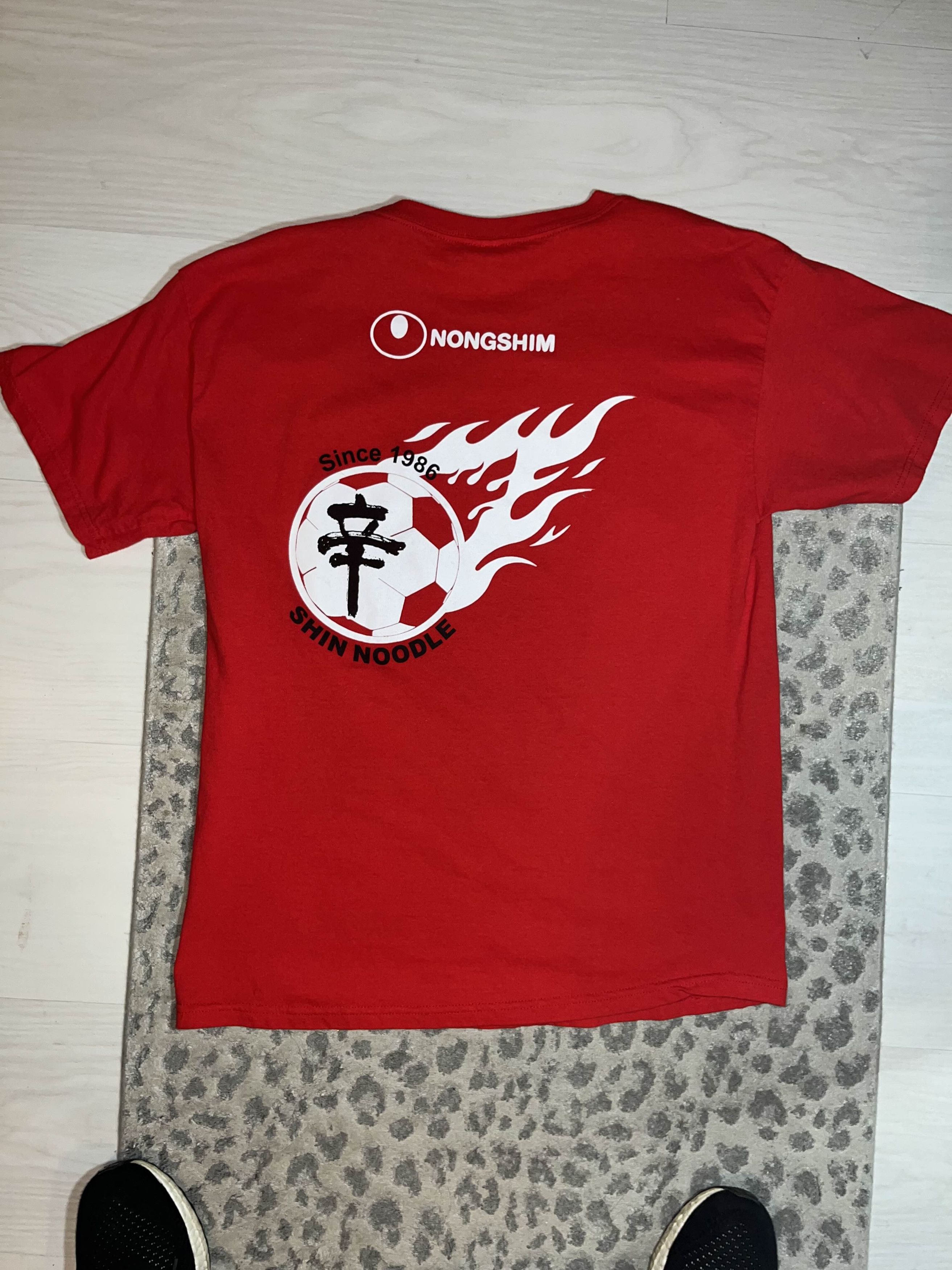 Vintage Vintage Y2K Korea Soccer Shin Noodle Promo Shirt Size US L / EU 52-54 / 3 - 3 Thumbnail