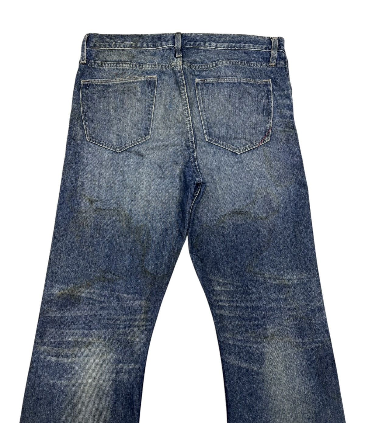 Kapital 🔥BANANA REPUBLIC BOOTCUT FLARED DENIM JEANS MUD WASH Size US 35 - 6 Thumbnail