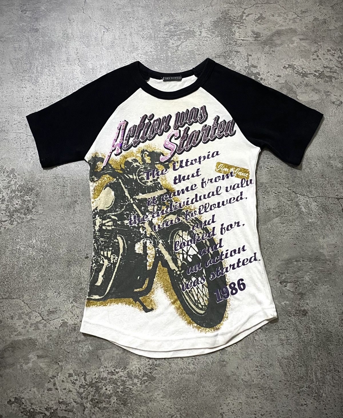Hysteric Glamour Y2k Sky bomber poem tshirt Size S / US 4 / IT 40 - 1 Thumbnail