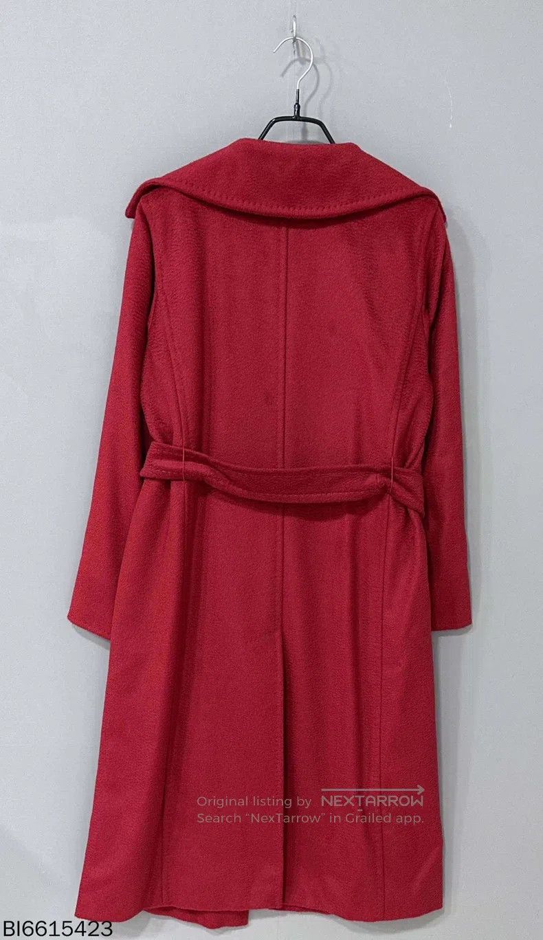 Max Mara Max Mara Long Red Coat Size XS / US 0-2 / IT 36-38 - 3 Thumbnail