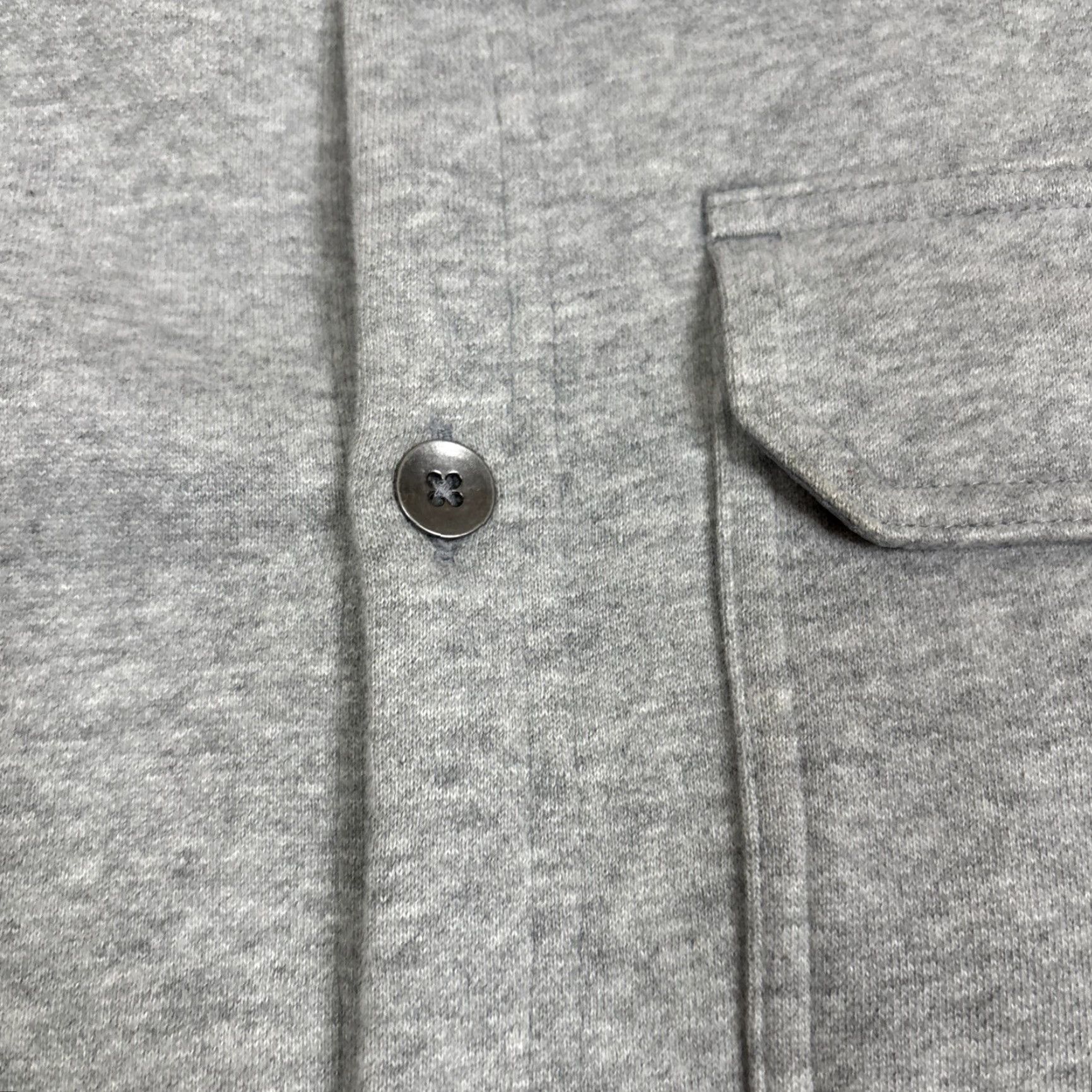 Under Armour Under Armour Shirt Shacket Fleece Flannel Gray Large Men's Button-Up Collar Spread Long Sleeve Pockets Casual Outdoor Cold Gear Size US L / EU 52-54 / 3 - 4 Thumbnail