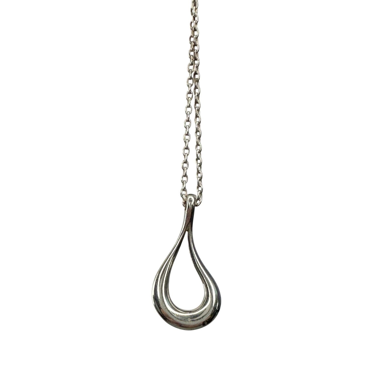 Tiffany & Co. Tiffany & Co Small Elsa Peretti Teardrop Necklace 18" Size ONE SIZE - 1 Thumbnail