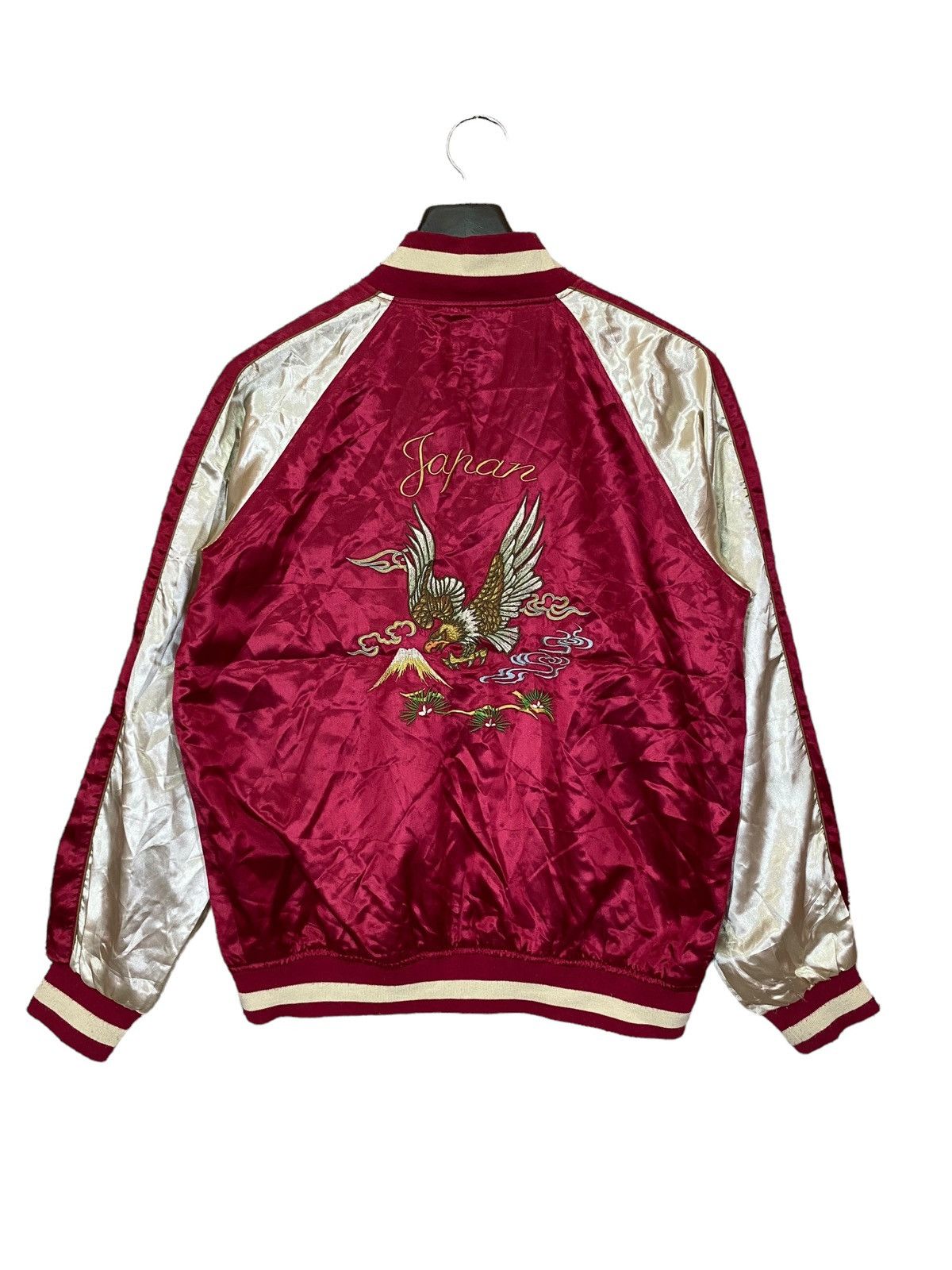 Japanese Brand × Traditional Weatherwear Sukajan bird emboidery jacket satin nice design Size US M / EU 48-50 / 2 - 4 Thumbnail