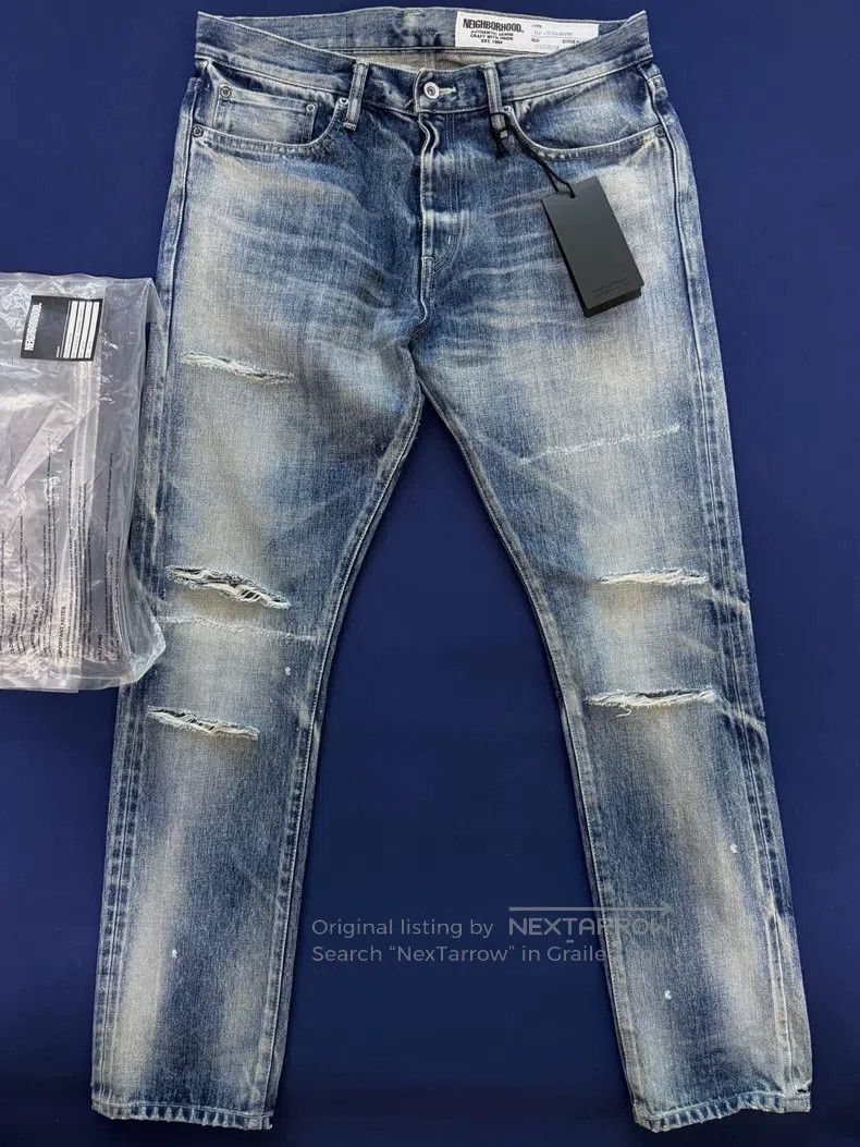 Neighborhood Neighborhood size M Cut and Distressed King of Denim Size US 27 - 2 Thumbnail