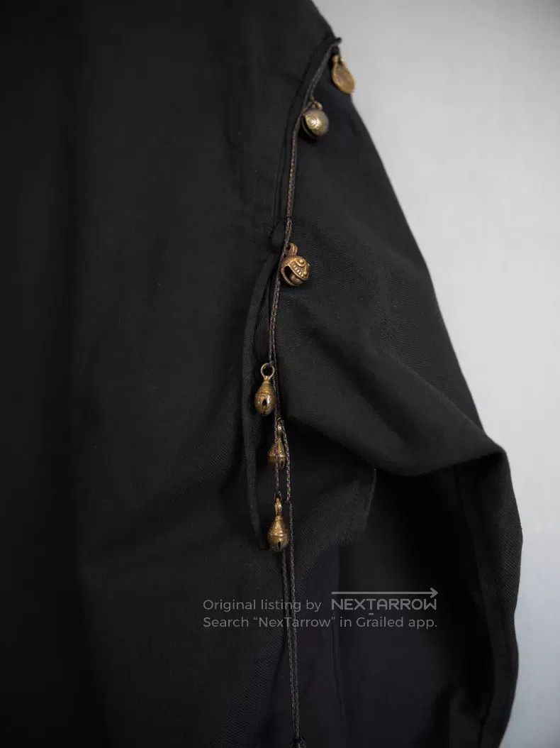 Yohji Yamamoto Yohji Yamamoto 17SS bell detail jacket with decorative met Size US L / EU 52-54 / 3 - 7 Thumbnail