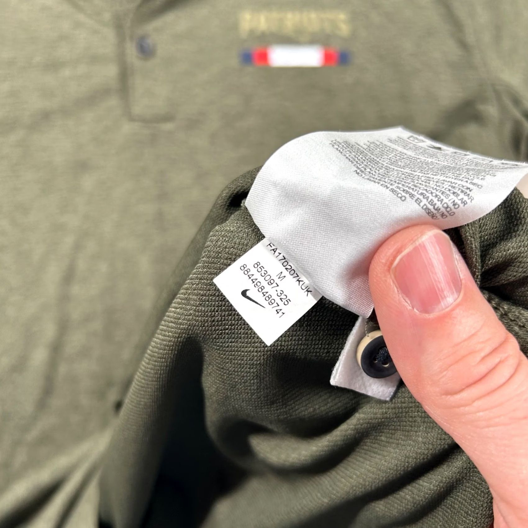 Nike Nike Patriots Shirt Mens M Golf Polo Salute Service Military Camo Blade Collar Size US M / EU 48-50 / 2 - 5 Thumbnail