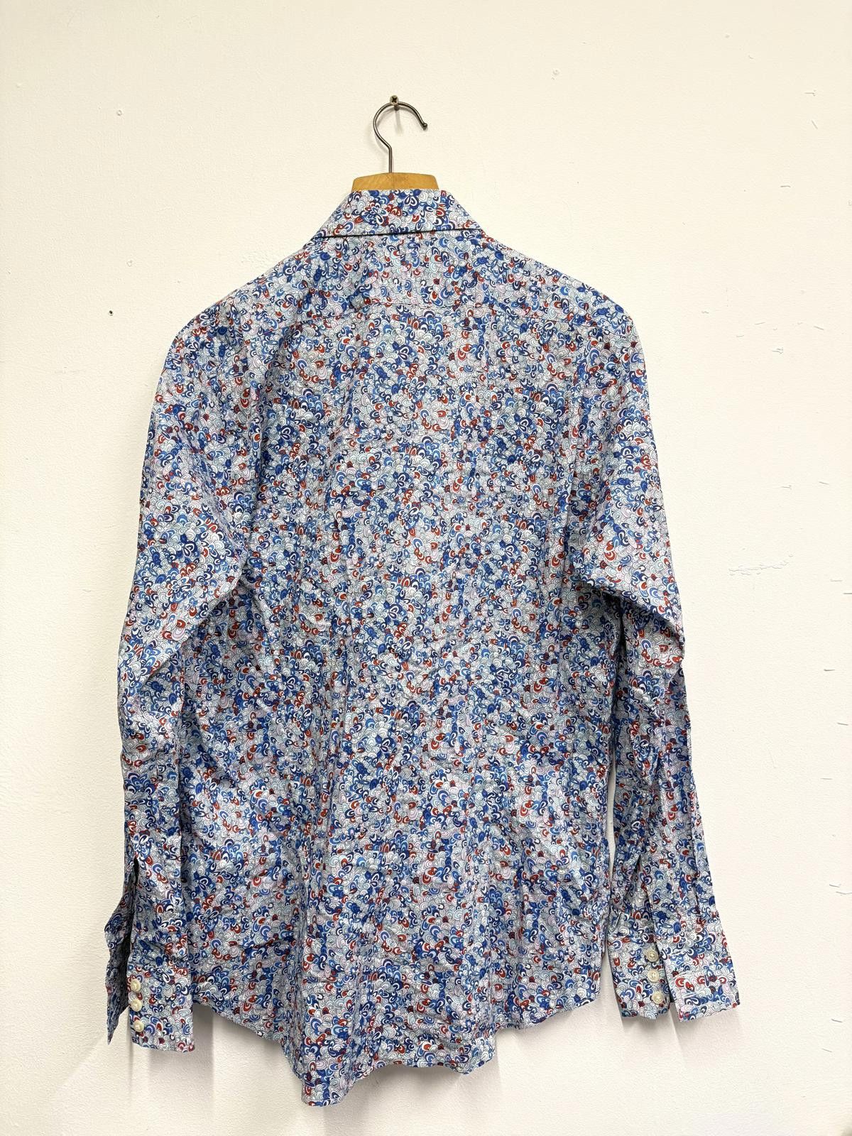 Robert Graham Simon Carter Men's Long Sleeve Floral Print Button-Up Shirt Size US M / EU 48-50 / 2 - 2 Thumbnail