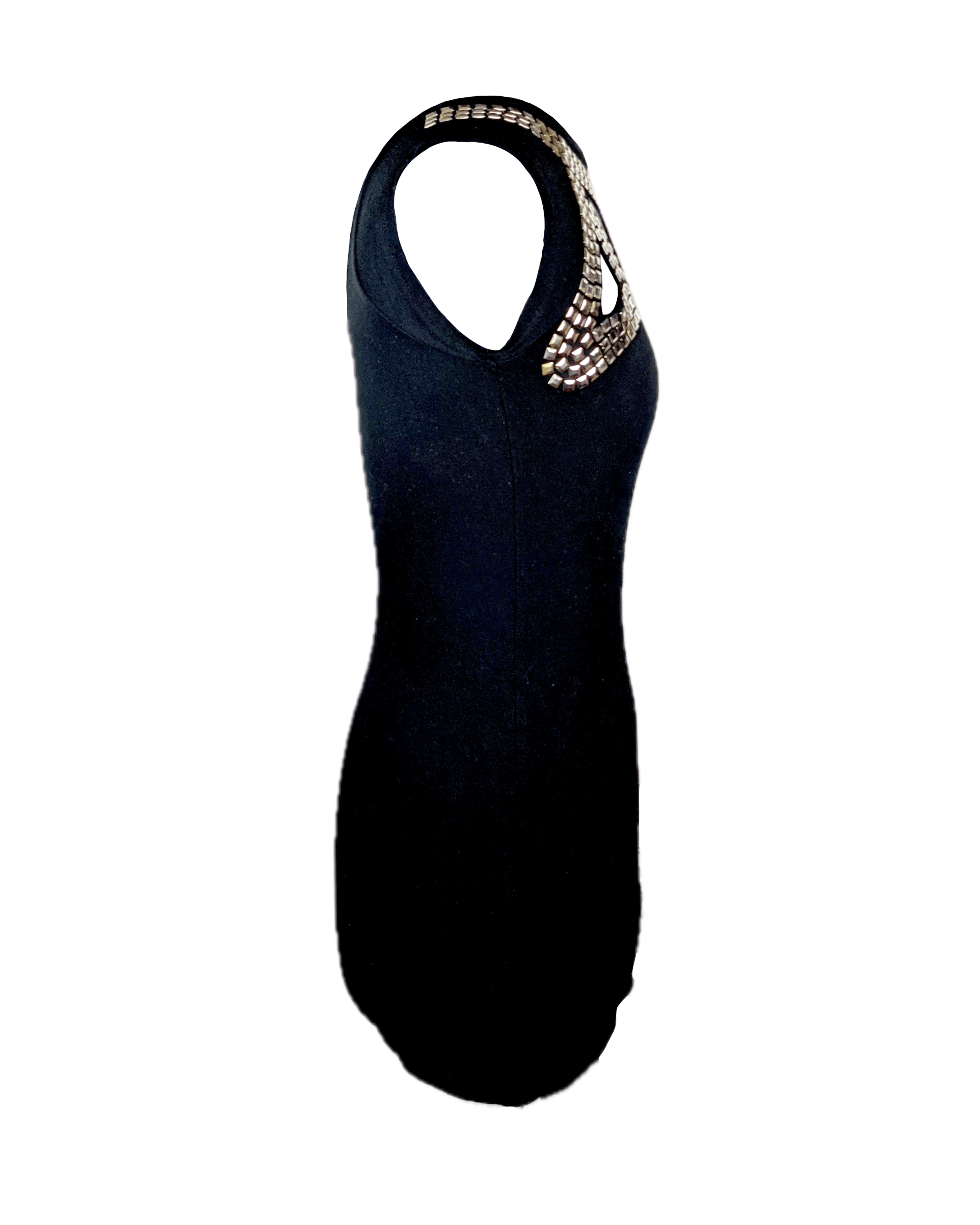 River Island River Island Studded Bodycon Mini Dress Size M / US 6-8 / IT 42-44 - 3 Thumbnail