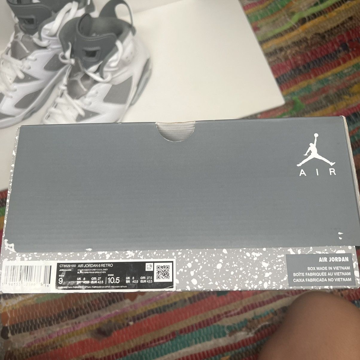 Jordan Brand Jordan 6 Retro Cool Grey - Sz 9 Size US 9 / EU 42 - 9 Thumbnail