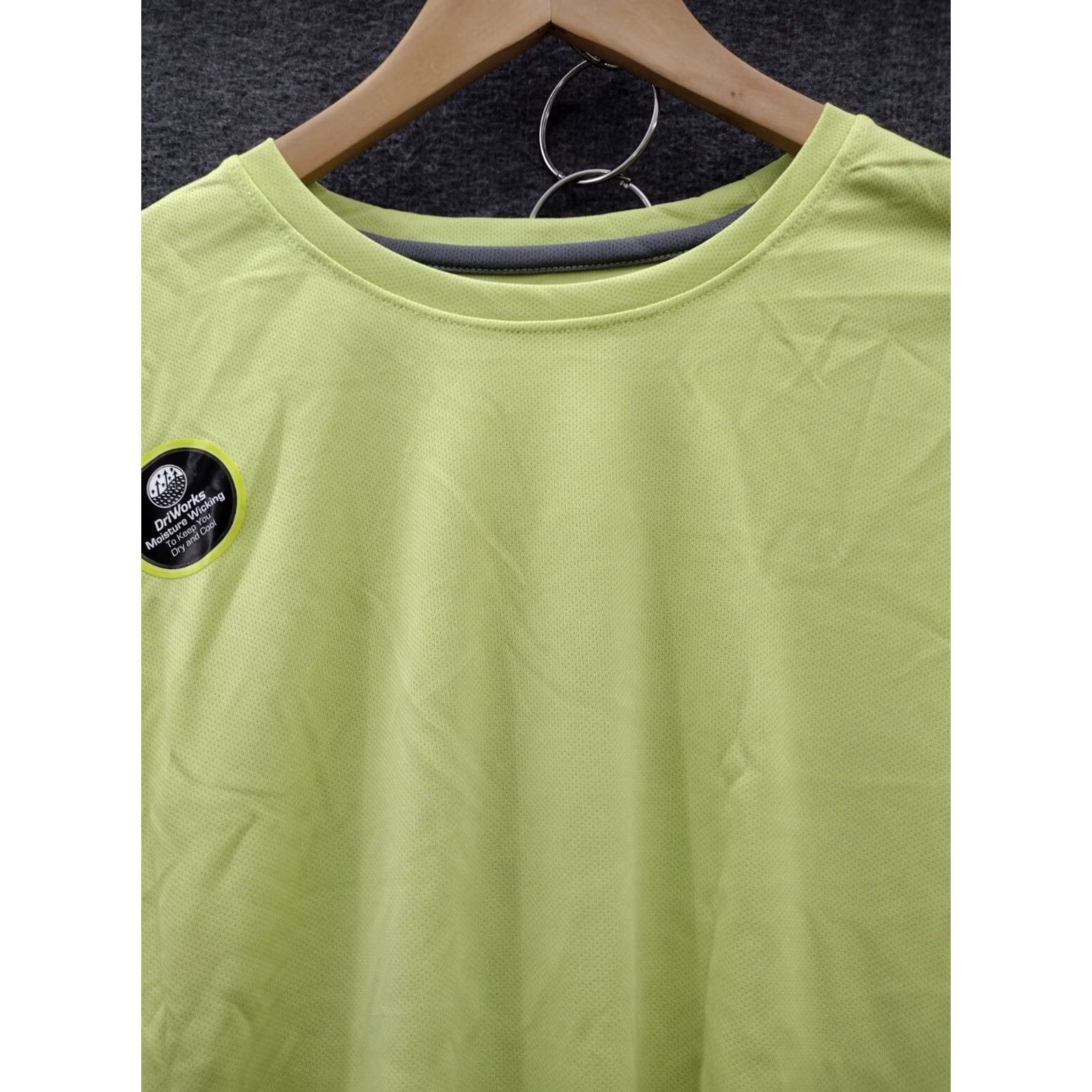 Athletic Works Athletic Works Dri Works Acid Yellow Quick Moisture Wicking T-Shirt & Shorts 2XL Set Men Yellow 2XL Outfit/Set Mens Size US XXL / EU 58 / 5 - 3 Thumbnail